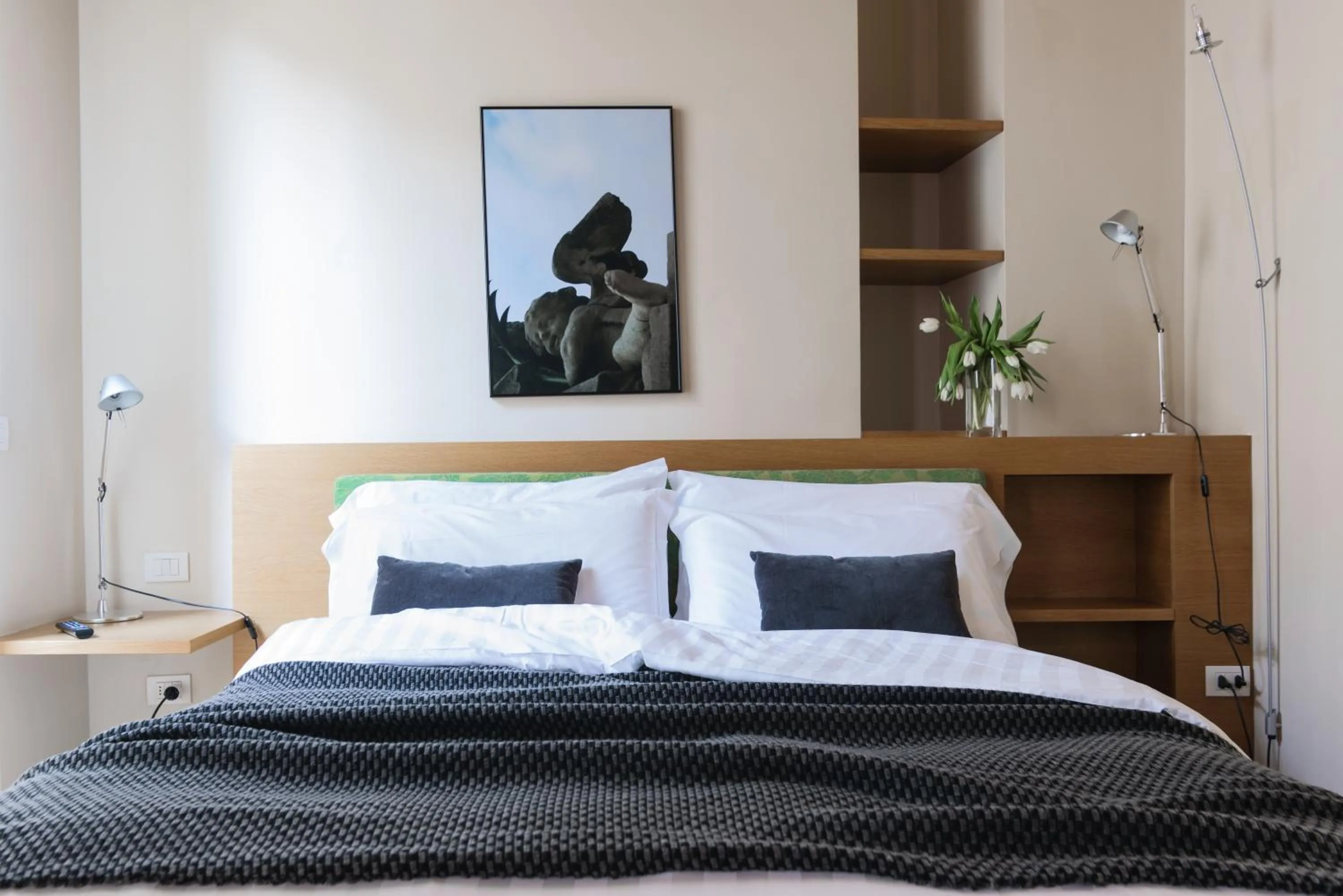 Bedroom, Bed in Ascanio Sforza - Suites & Apartments