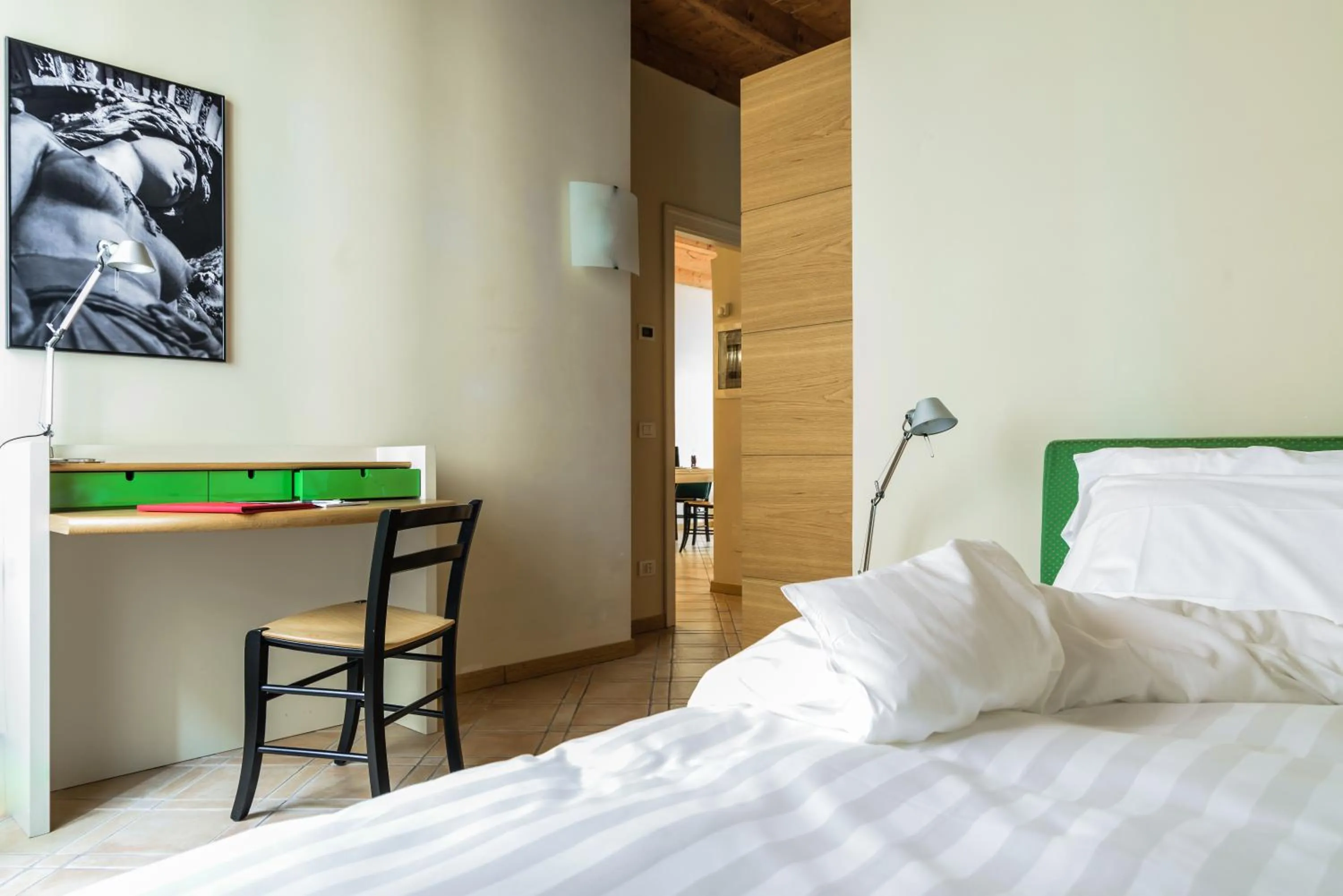 Bedroom, Bed in Ascanio Sforza - Suites & Apartments