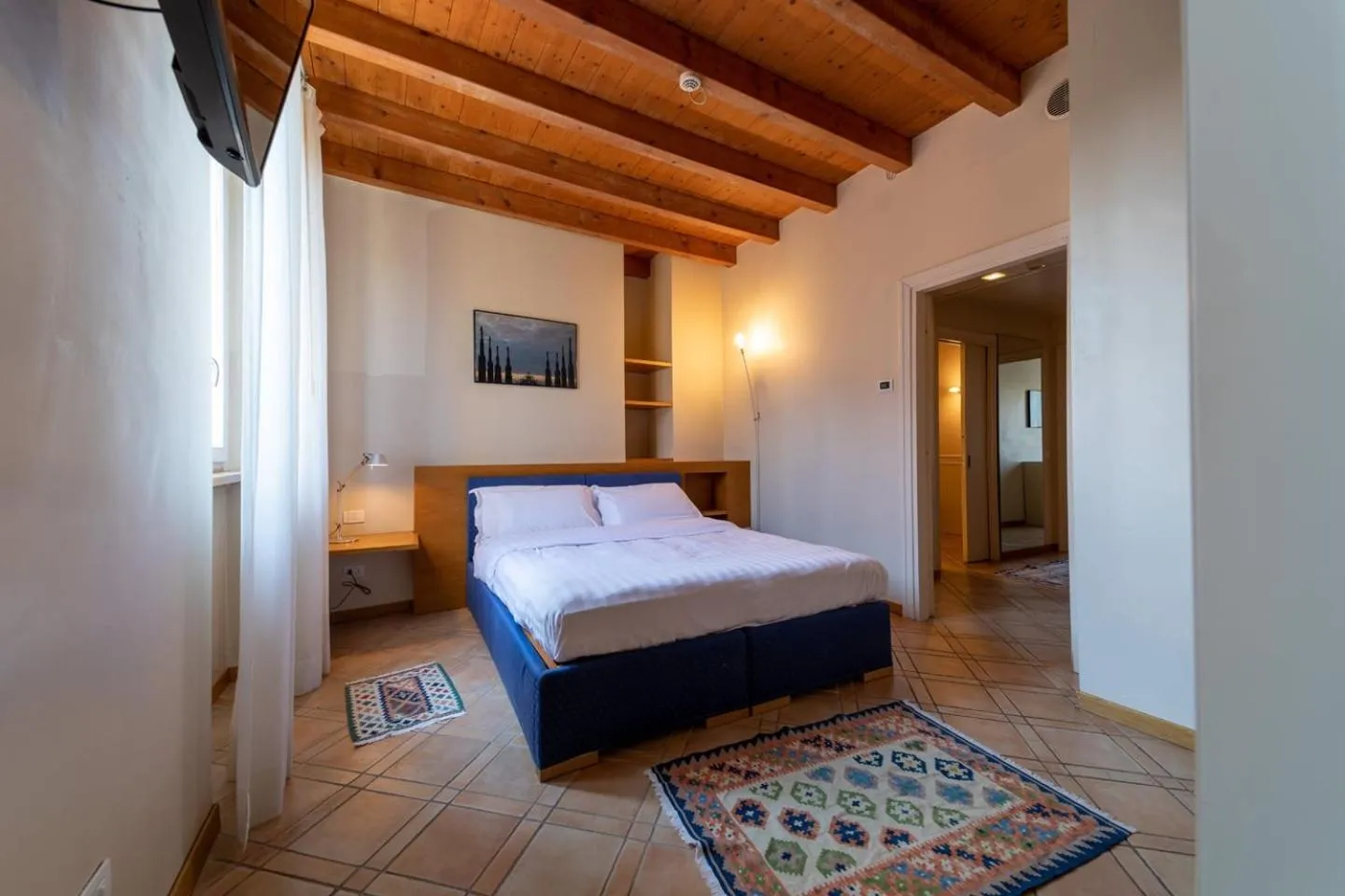 Bedroom, Bed in Ascanio Sforza - Suites & Apartments