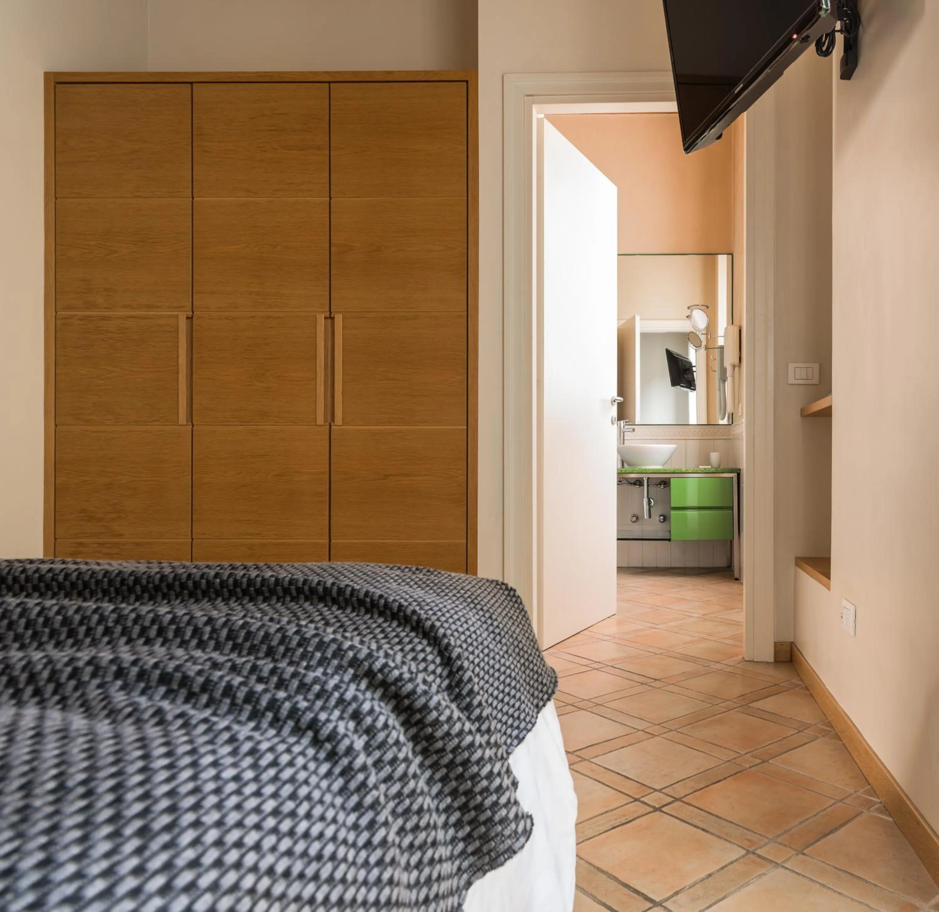 Bedroom, Bed in Ascanio Sforza - Suites & Apartments