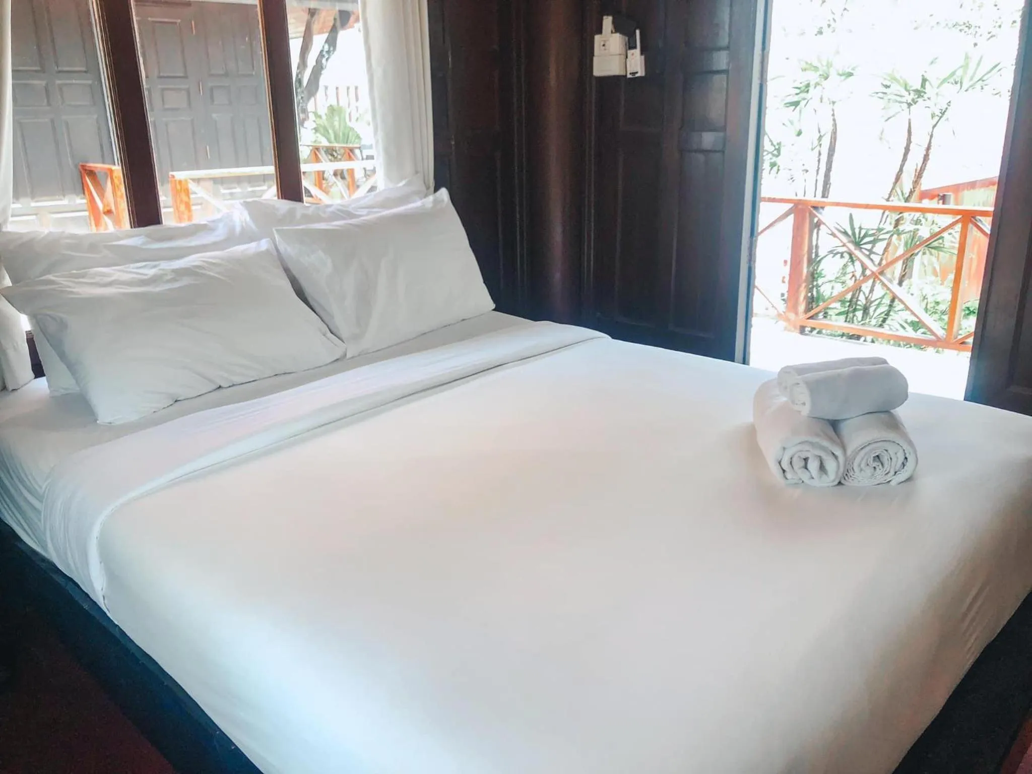 Bed in Vimarn Samed Resort