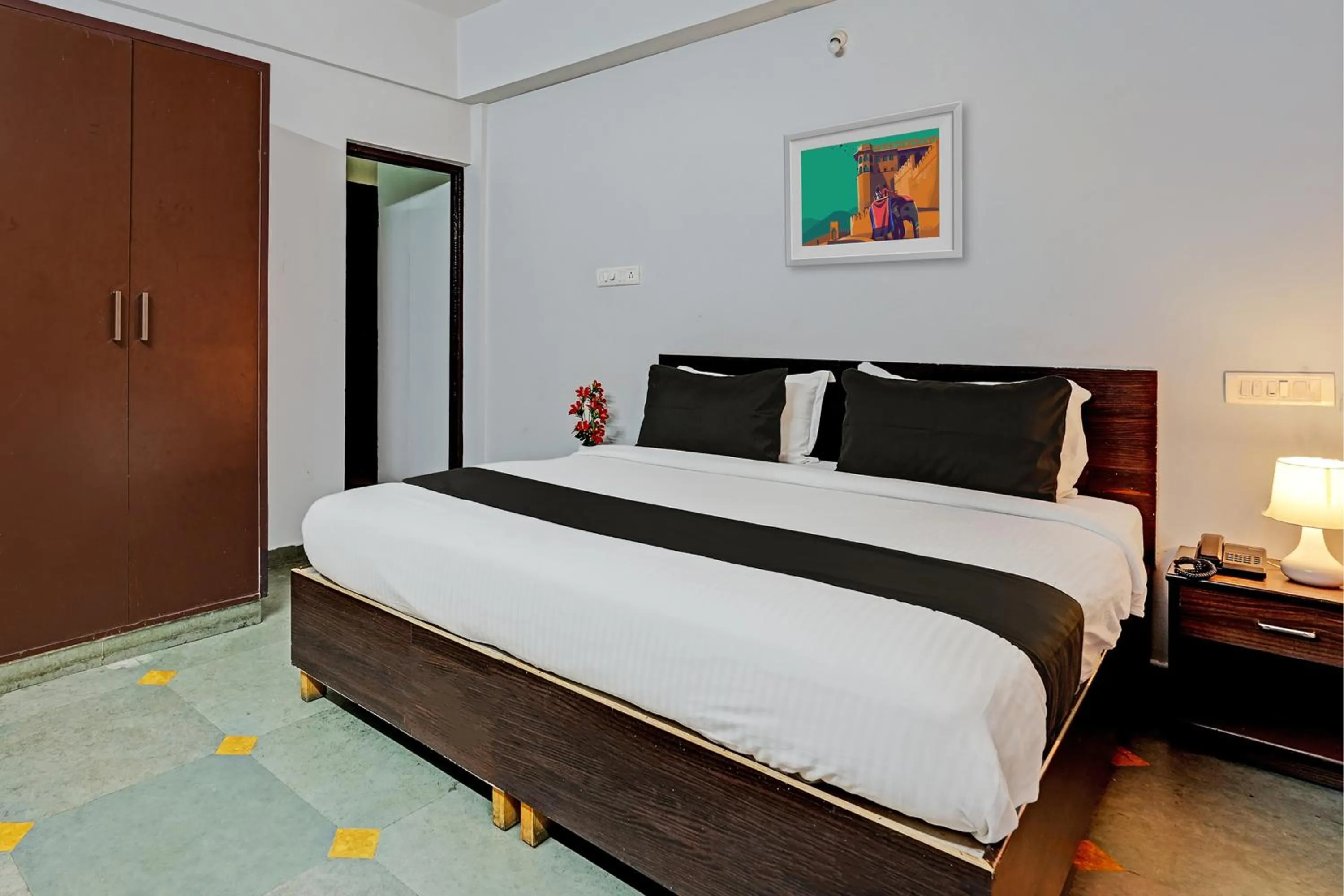 Bedroom, Bed in Hotel O Skylark Service Apartment