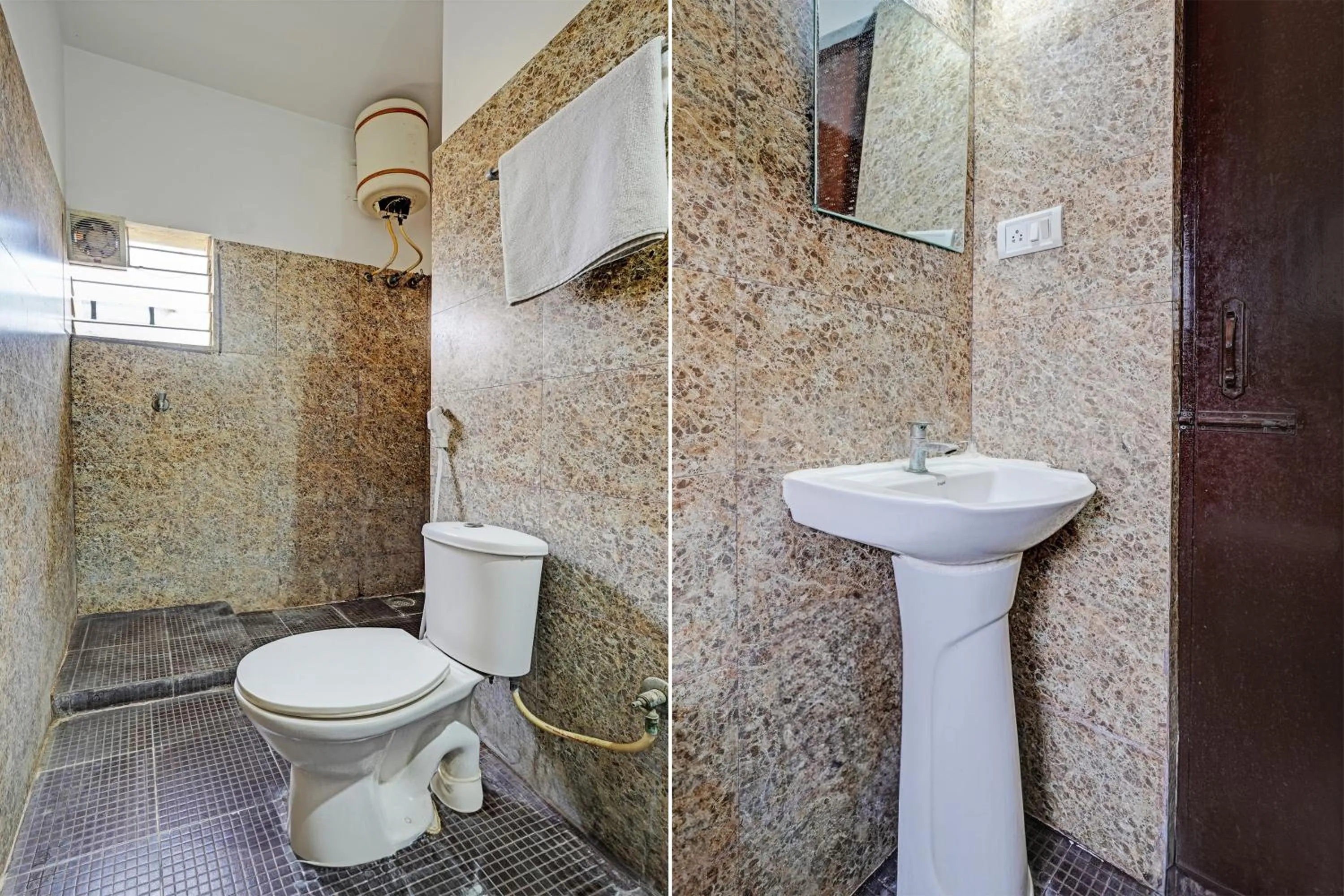 Bathroom in Hotel O Skylark Service Apartment