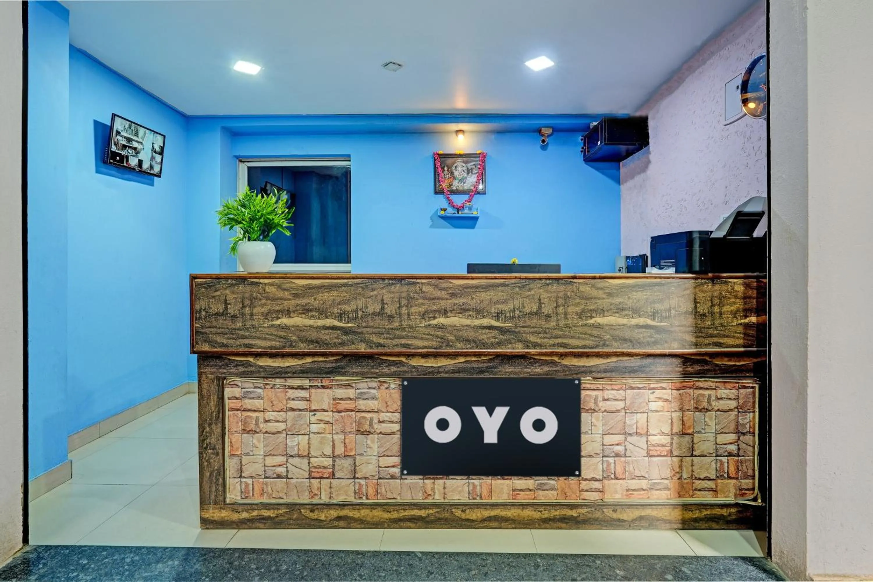 Lobby or reception in Hotel O Skylark Service Apartment