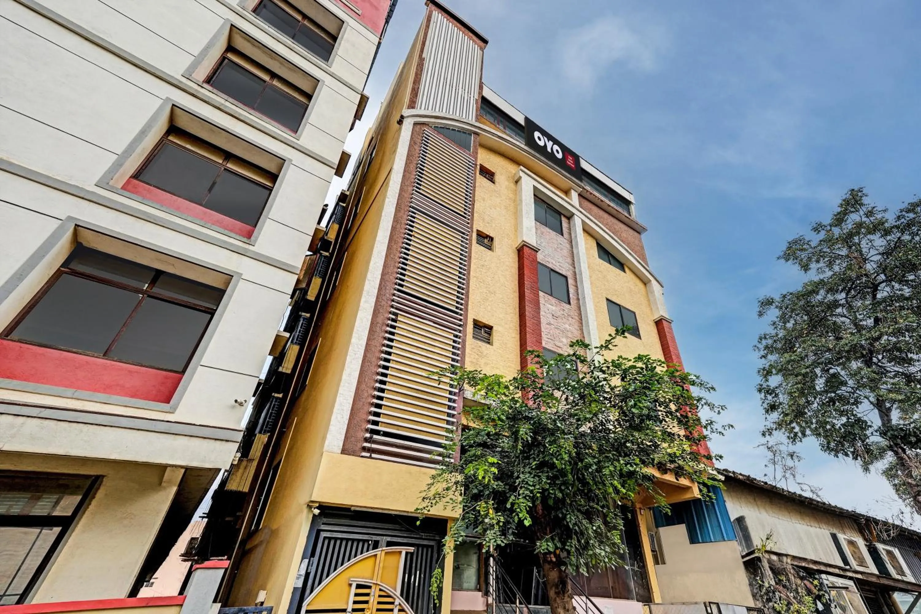 Facade/entrance in Hotel O Skylark Service Apartment
