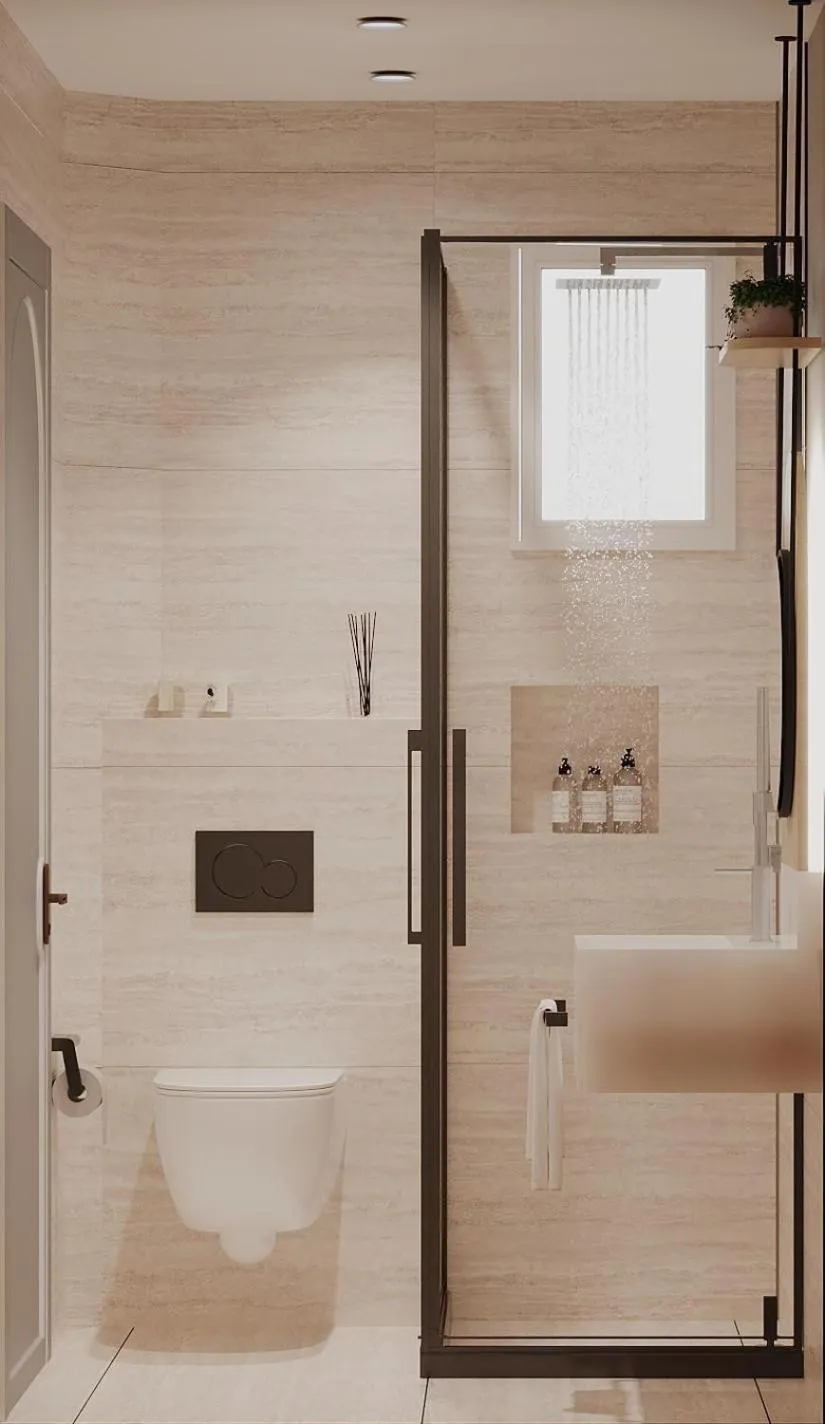 Shower in Arpia Hotel