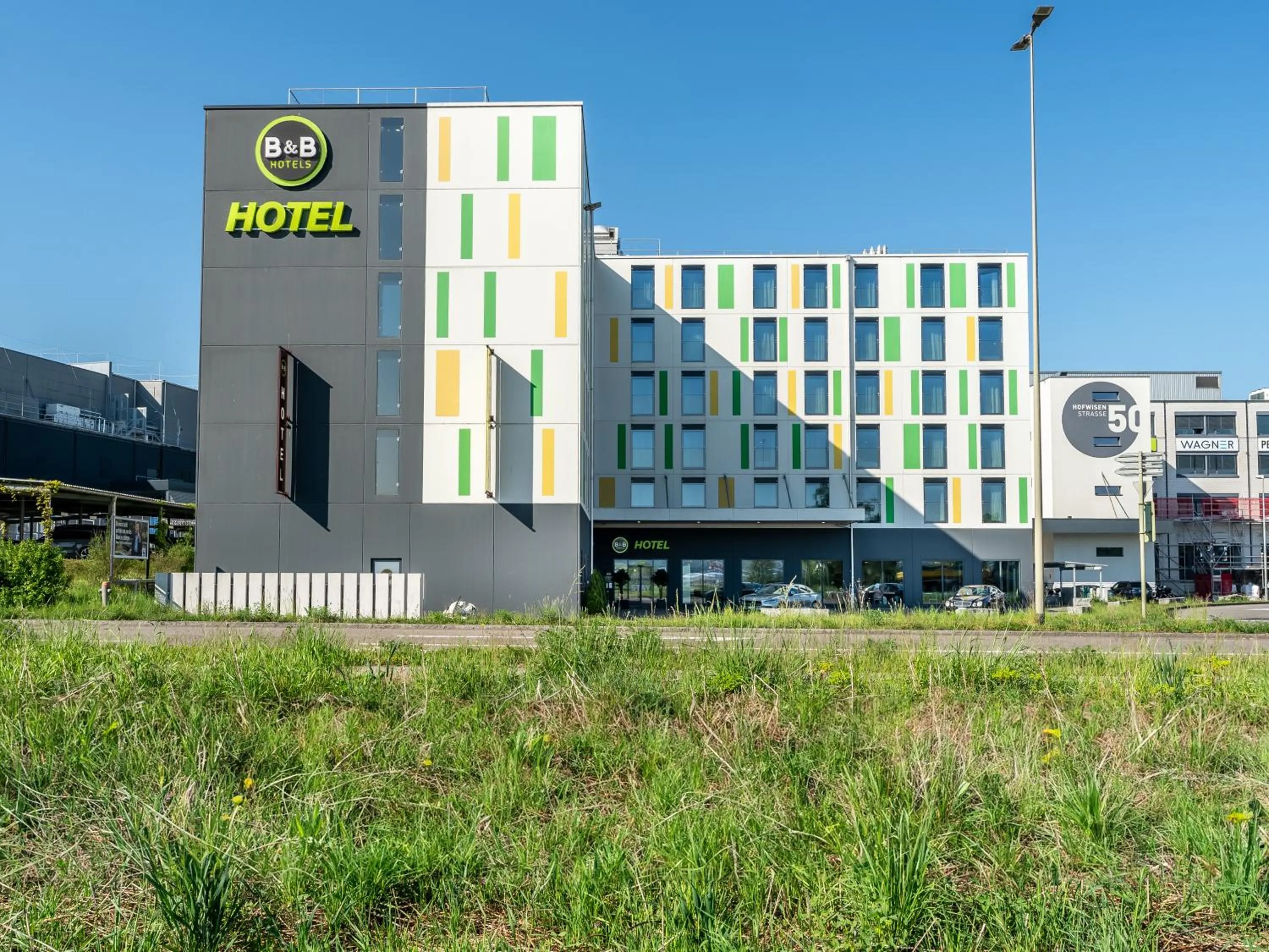 Property building in B&B HOTEL Zürich Airport