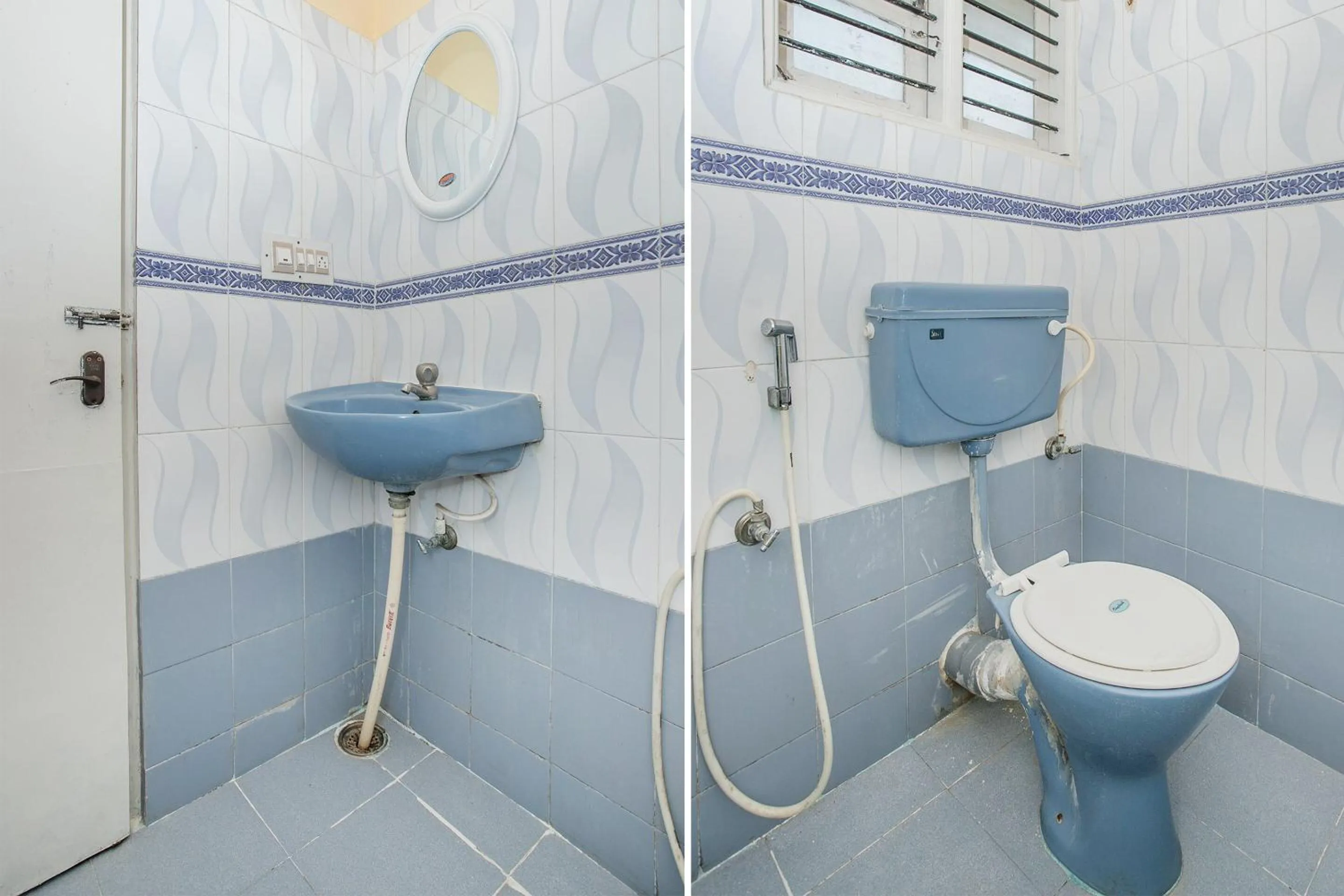 Bathroom in Hotel O Sai Kuteer Near Ragigudda Sri Prasanna Anjaneyaswamy Temple