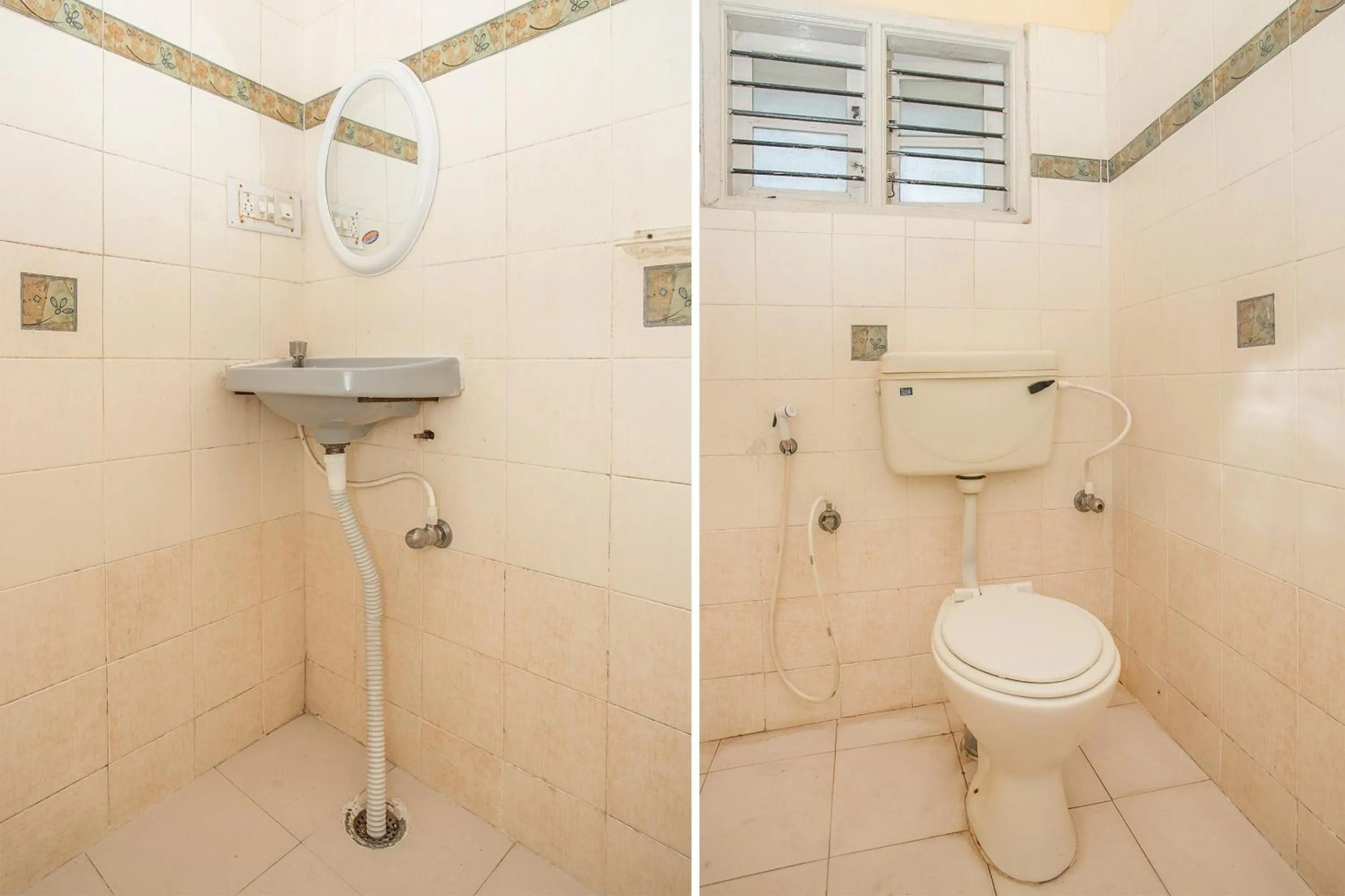 Bathroom in Hotel O Sai Kuteer Near Ragigudda Sri Prasanna Anjaneyaswamy Temple