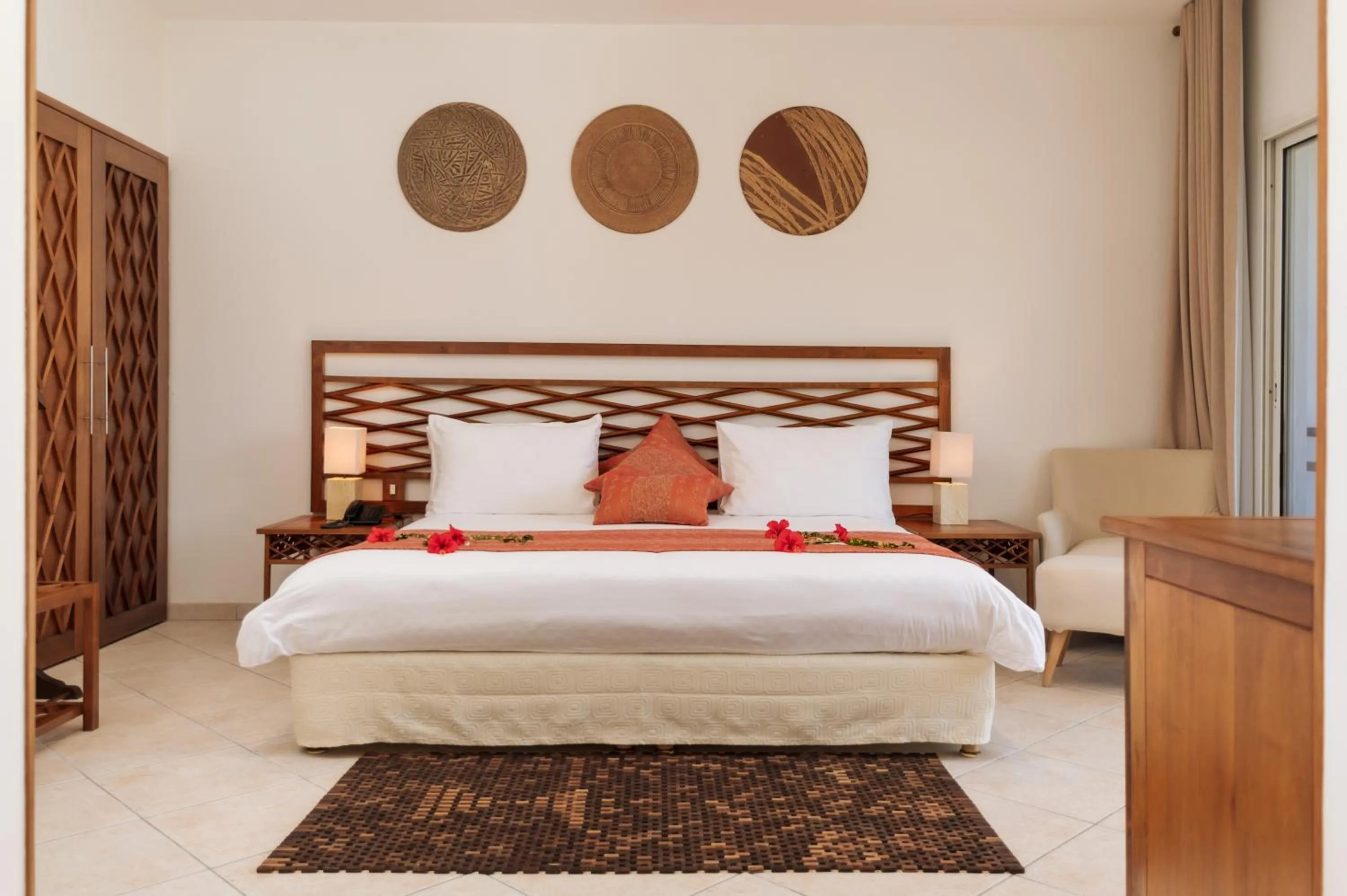 Bed in Royal Beach Hôtel