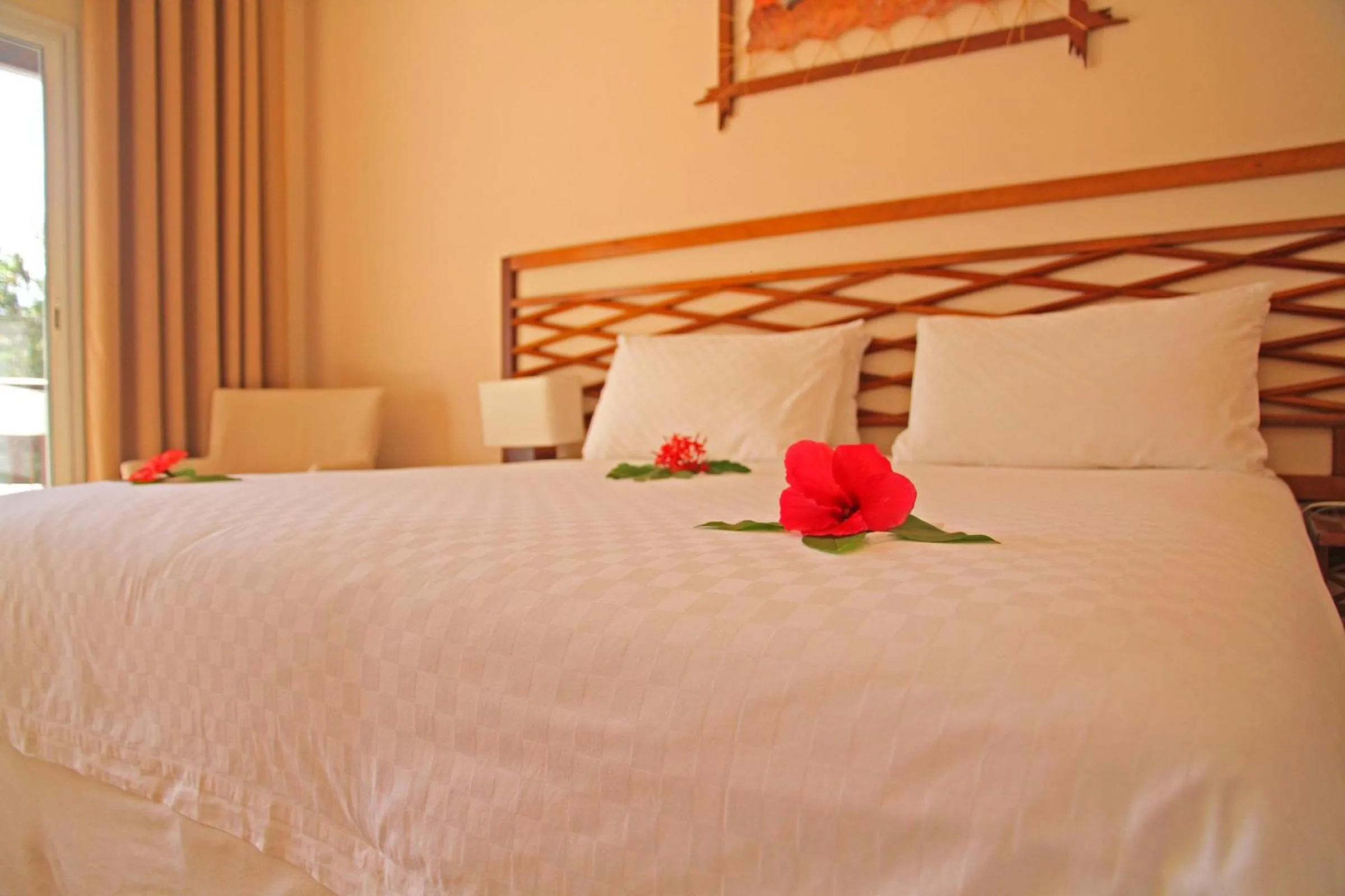 Bed in Royal Beach Hôtel