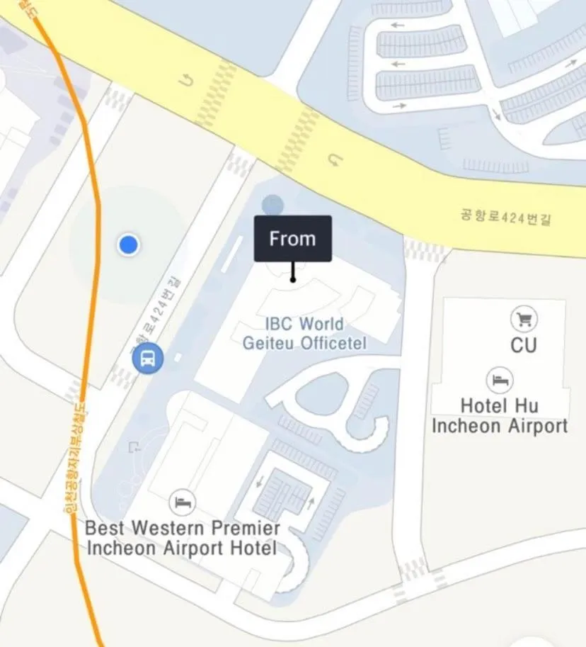 Property building in Incheon Airport Guesthouse