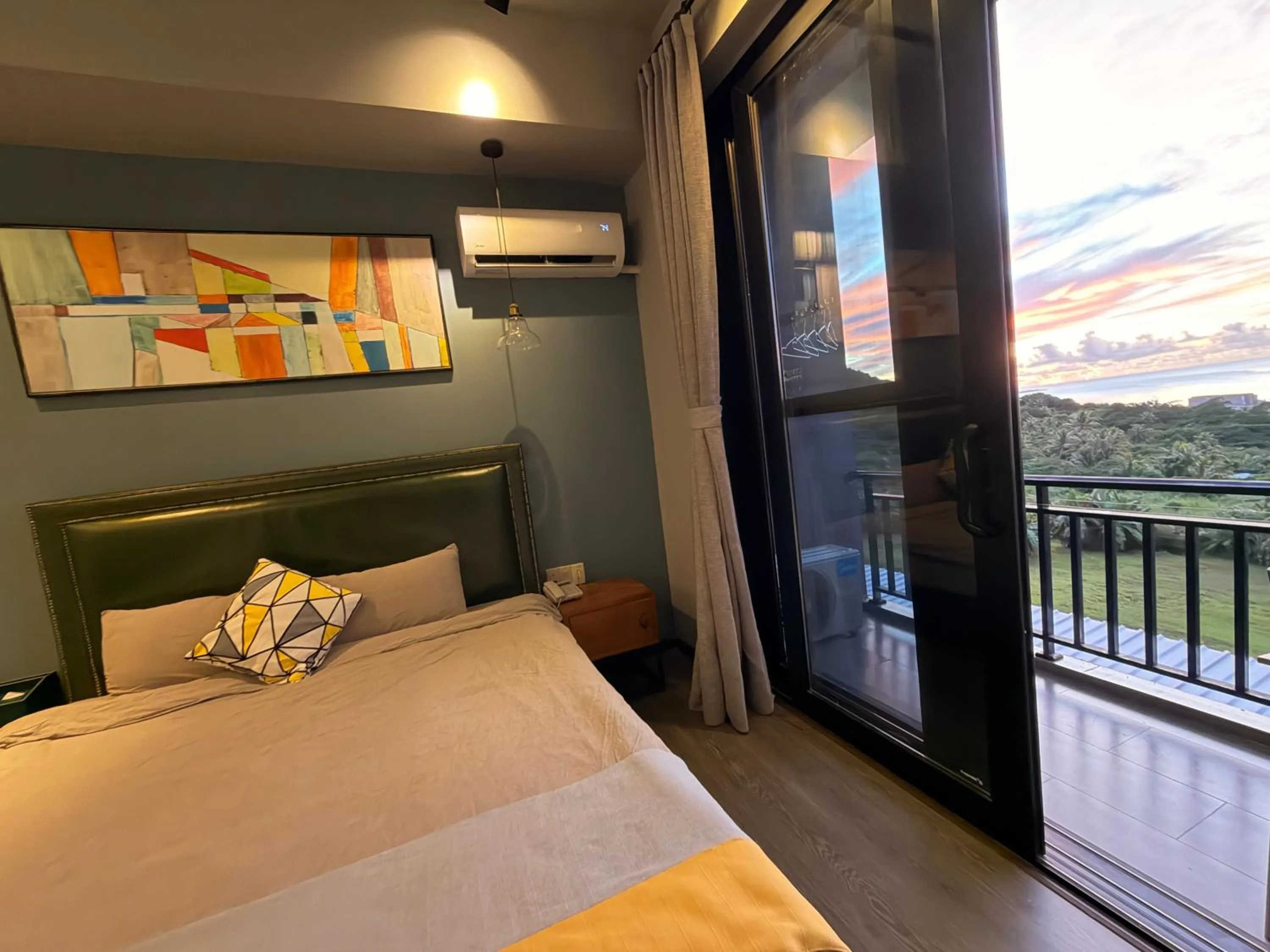 Bed in Saipan Skyline Designers Hotel