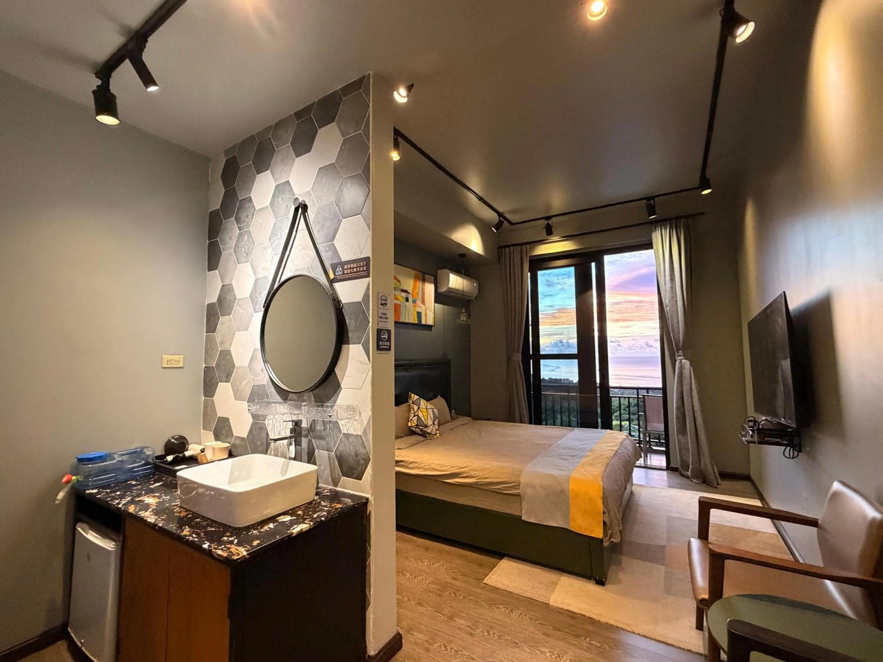 Bed in Saipan Skyline Designers Hotel