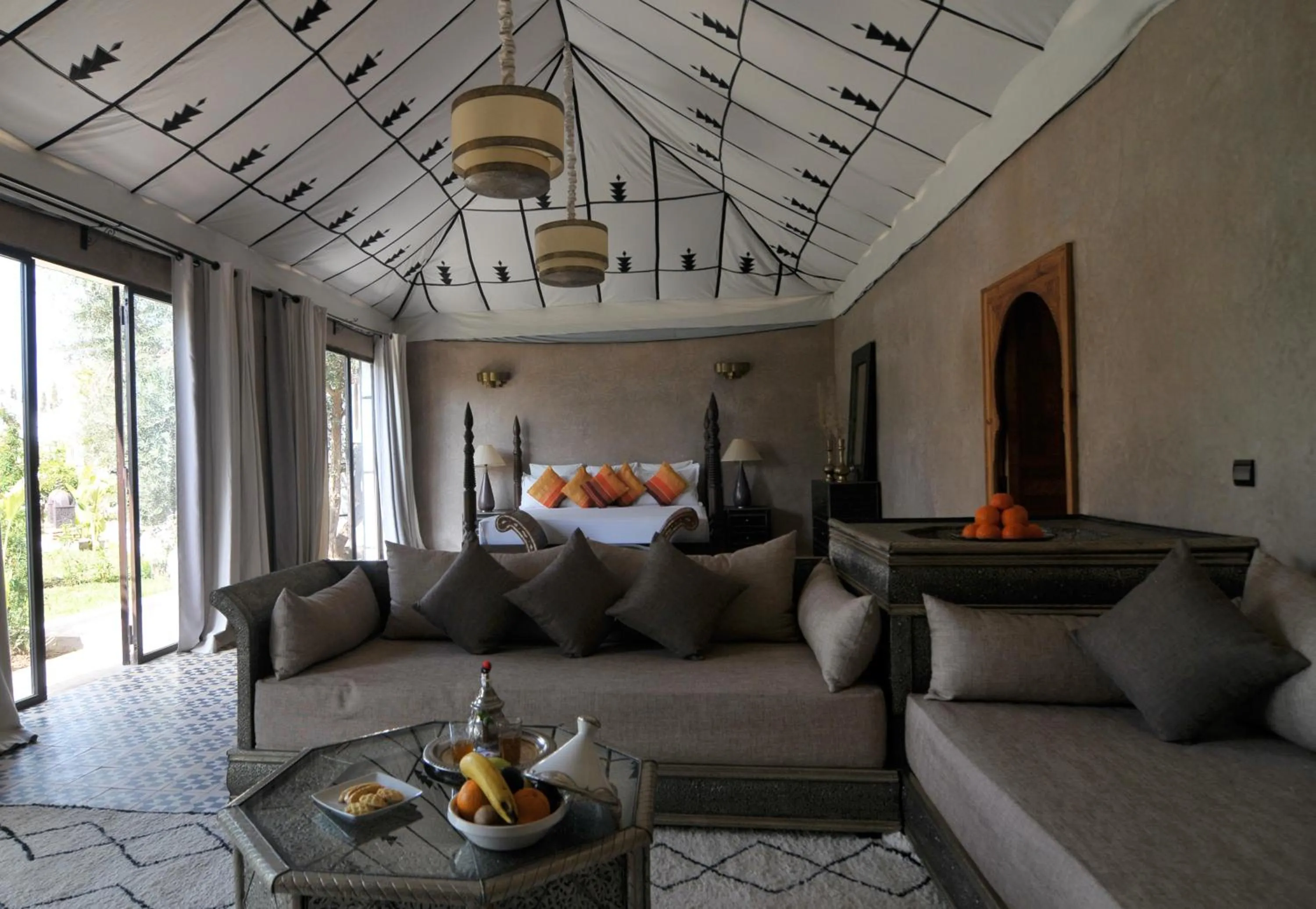 Seating area in Riad Jawad & Spa