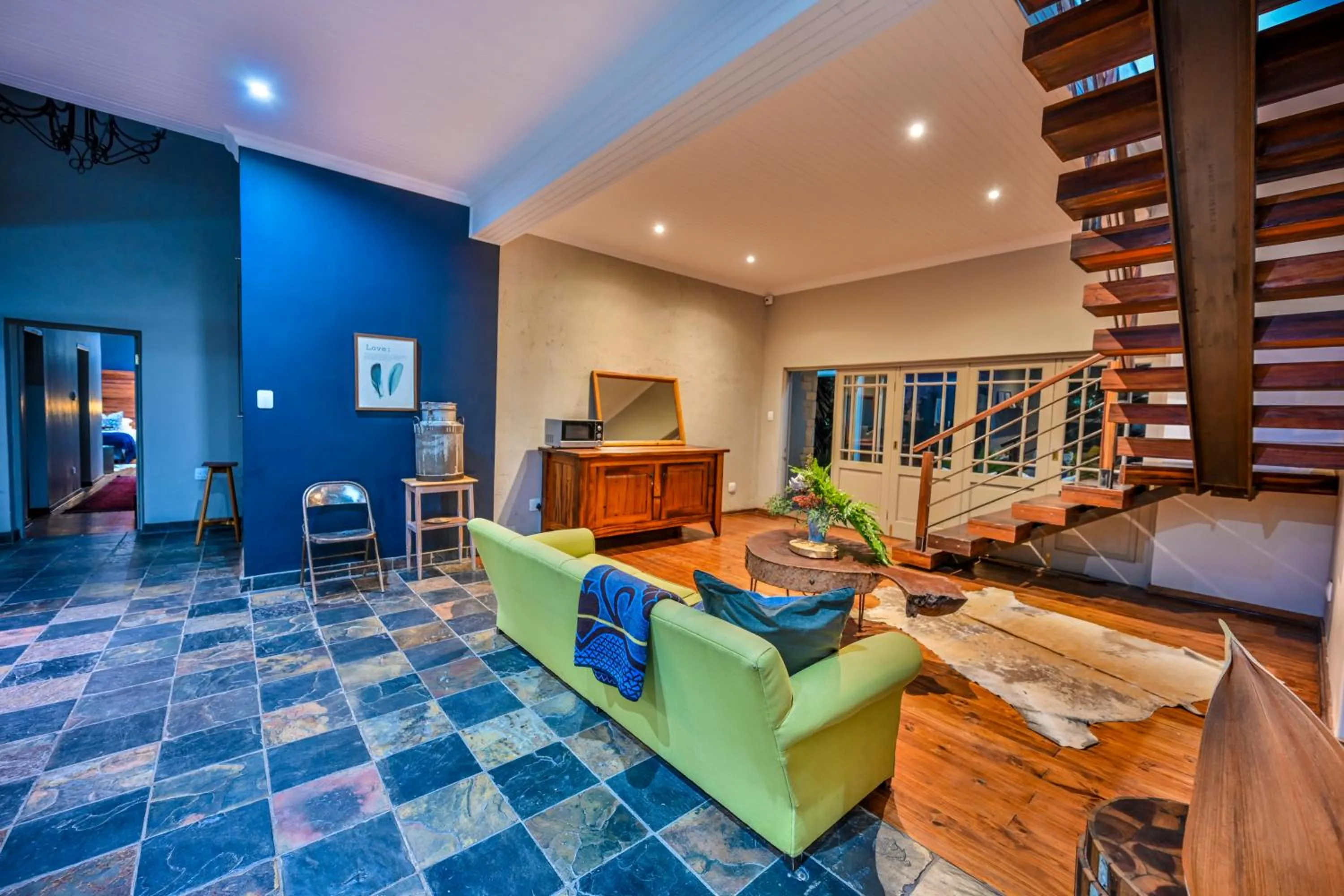 Living room in Blue Rain Guest House