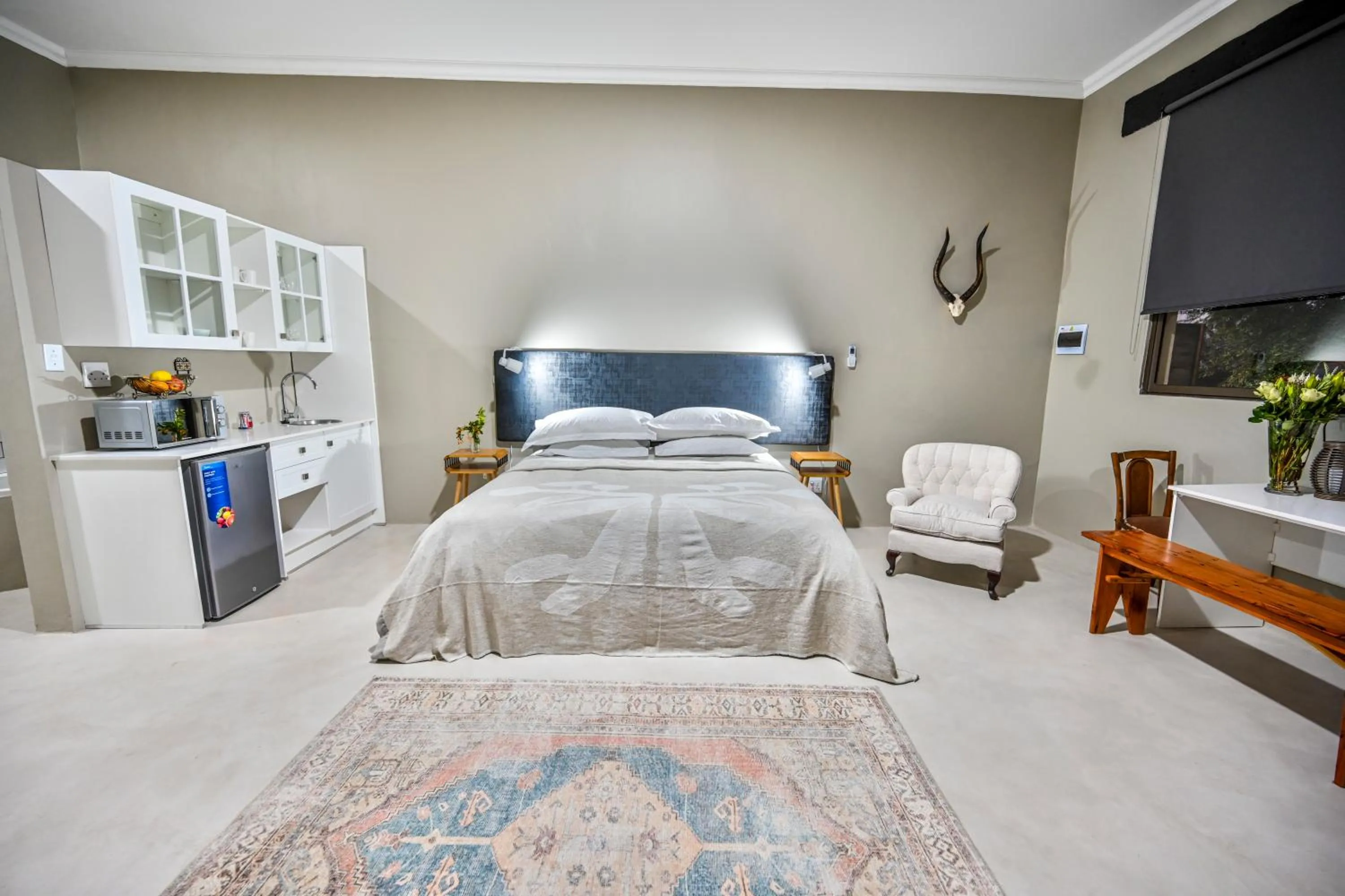 Bed in Blue Rain Guest House