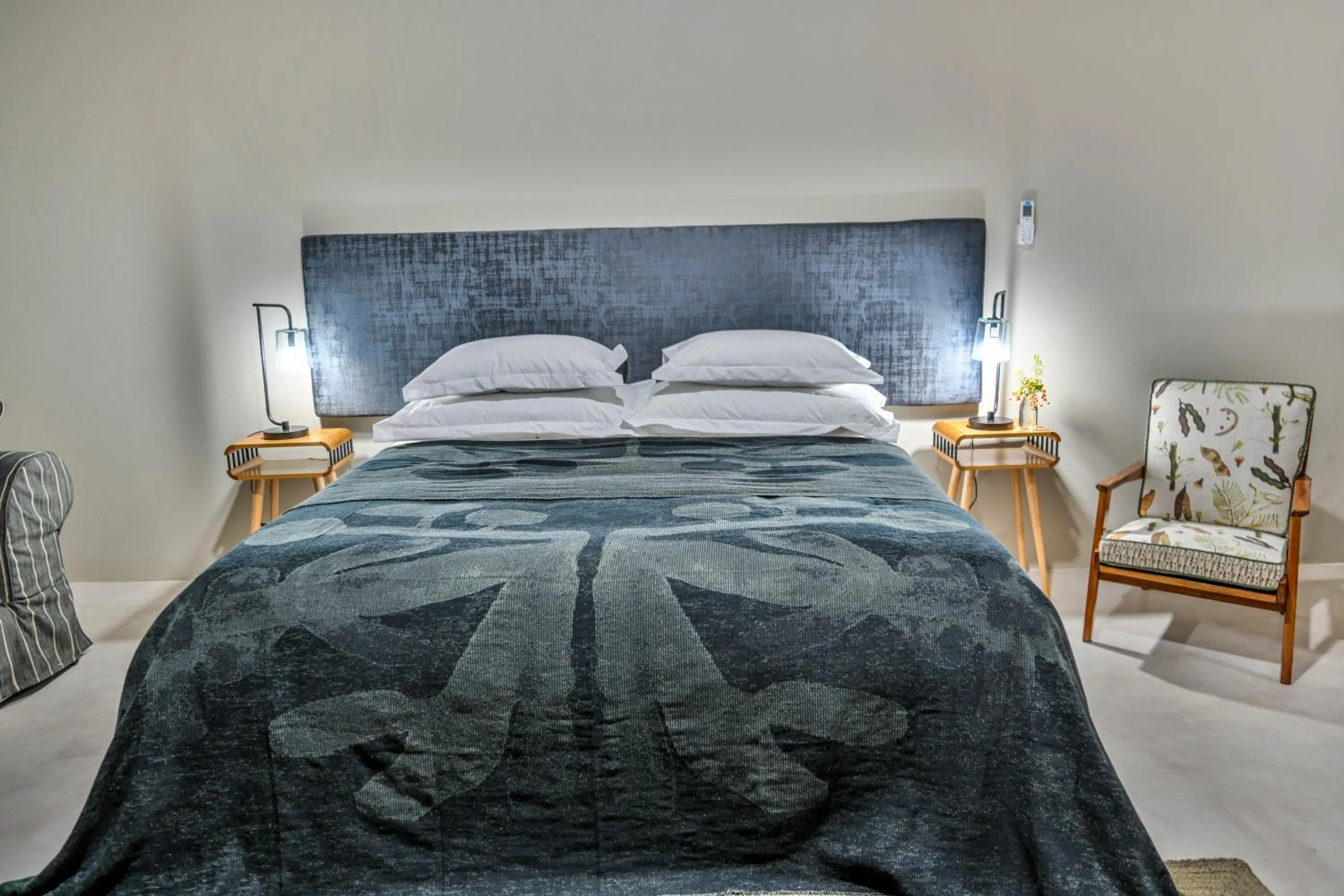 Bed in Blue Rain Guest House