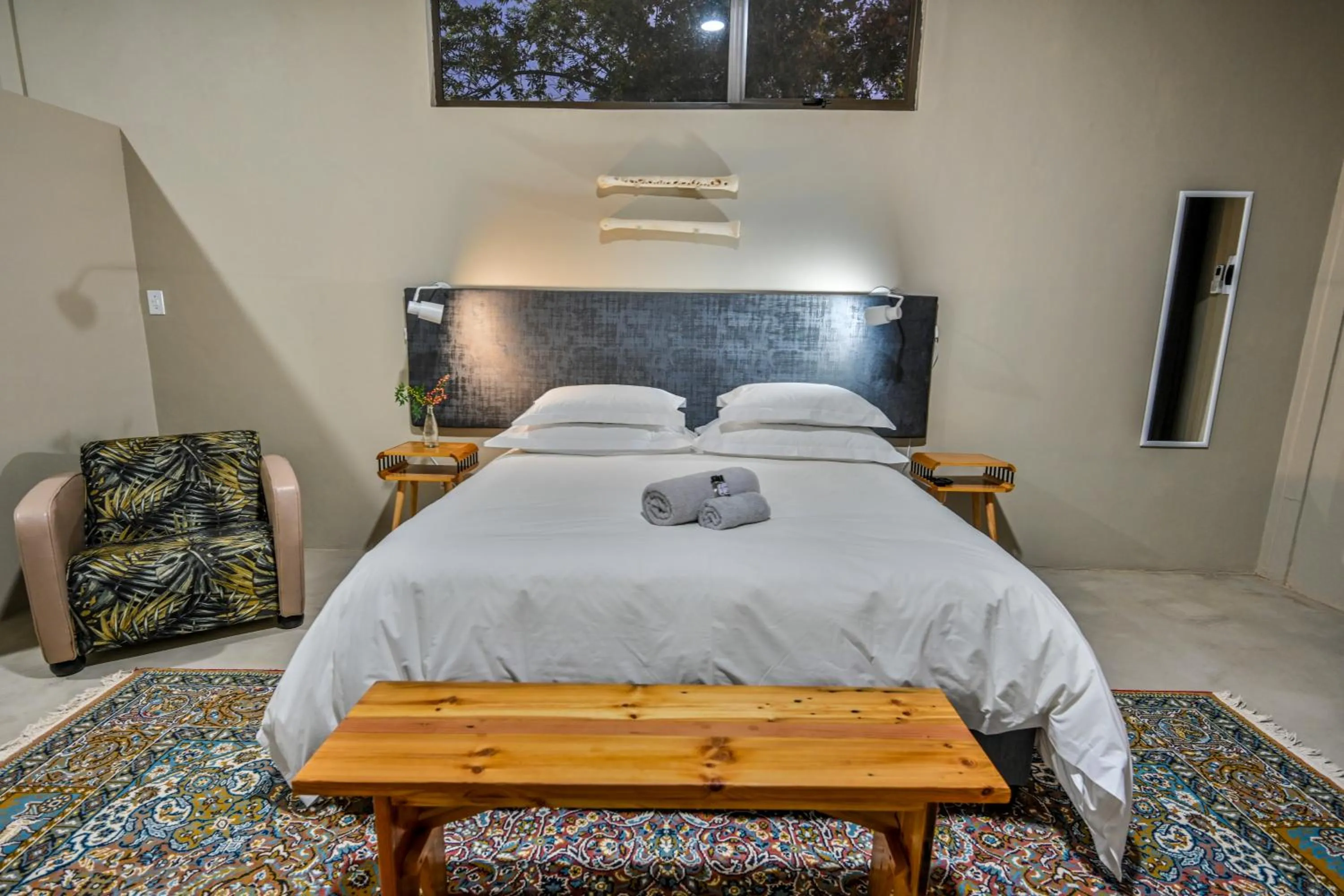 Bed in Blue Rain Guest House