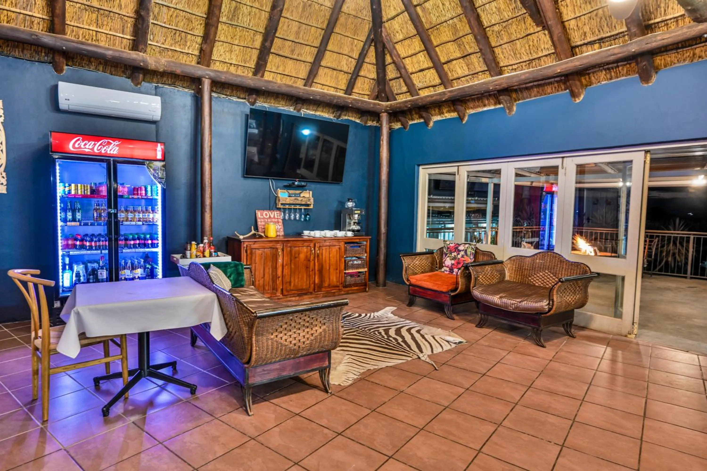 Living room in Blue Rain Guest House