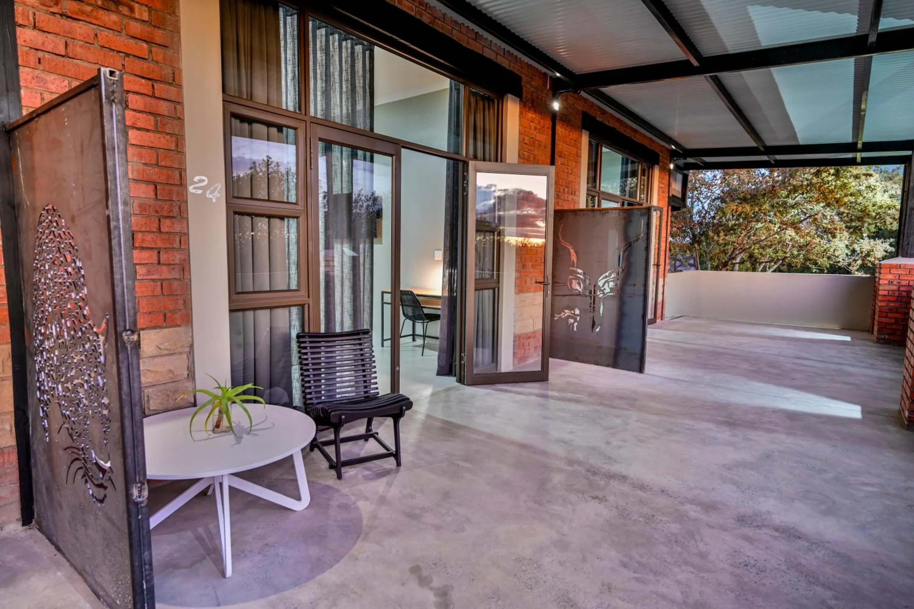 Patio in Blue Rain Guest House