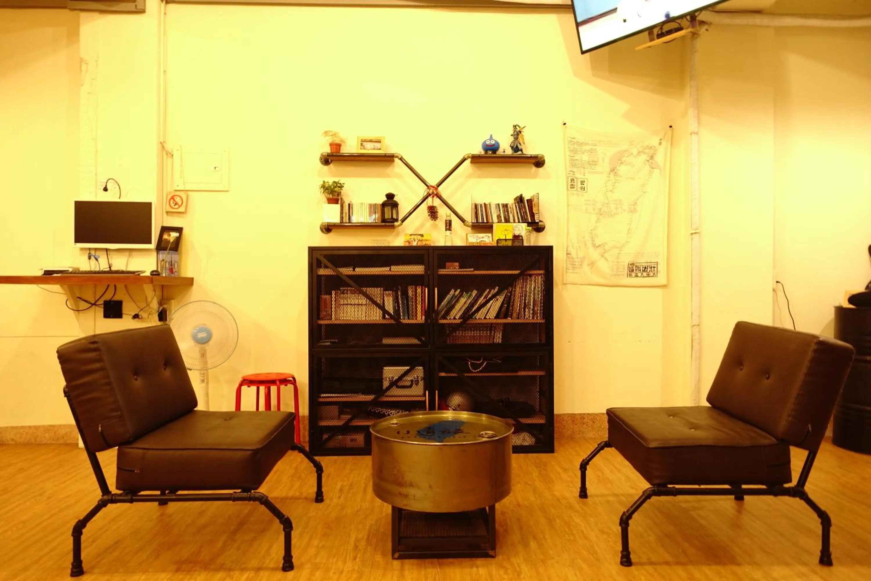 Living room in Chiayi Petite Hostel