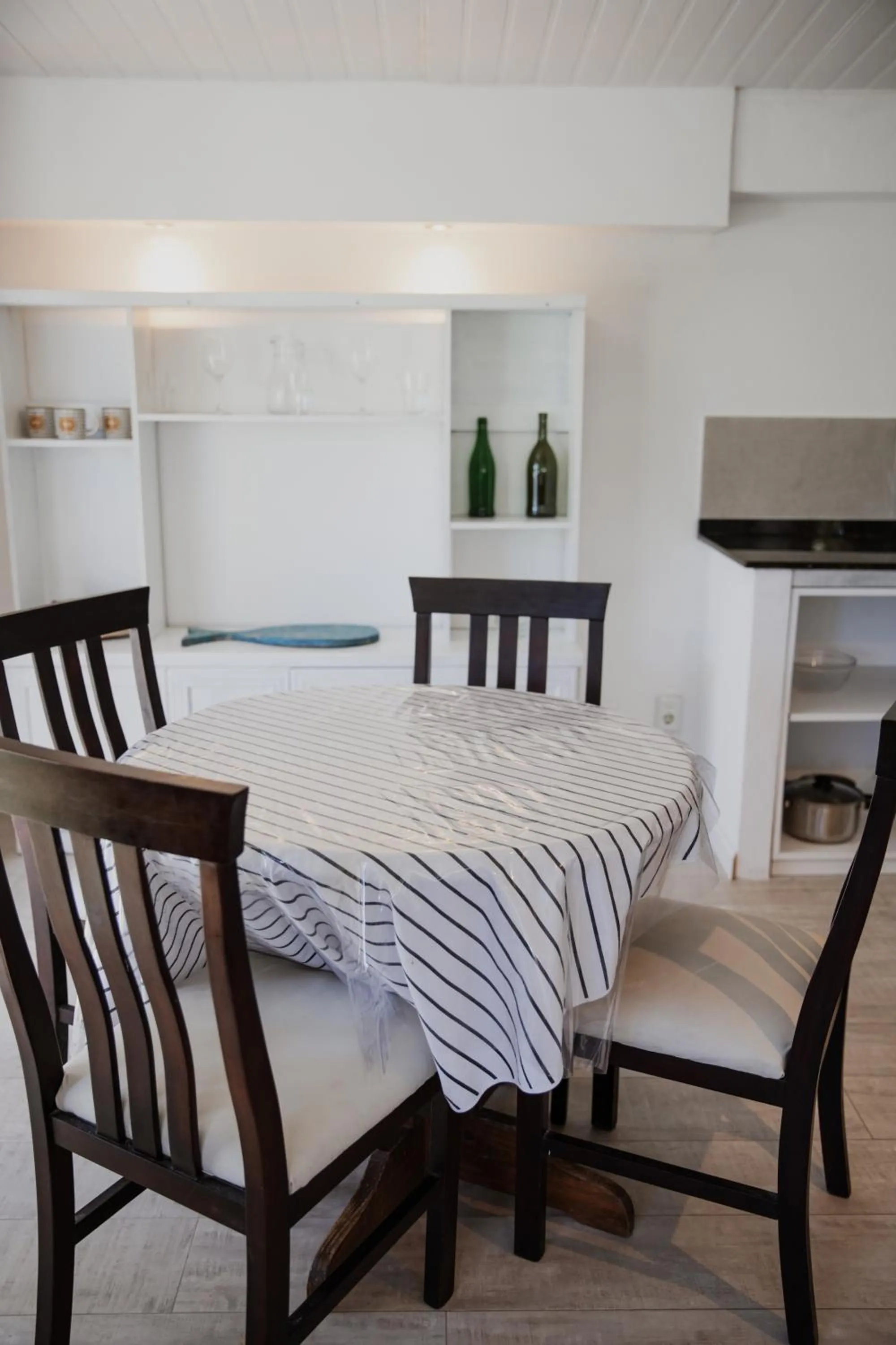 Kitchen or kitchenette in Aloe Village Aparthotel & Spa