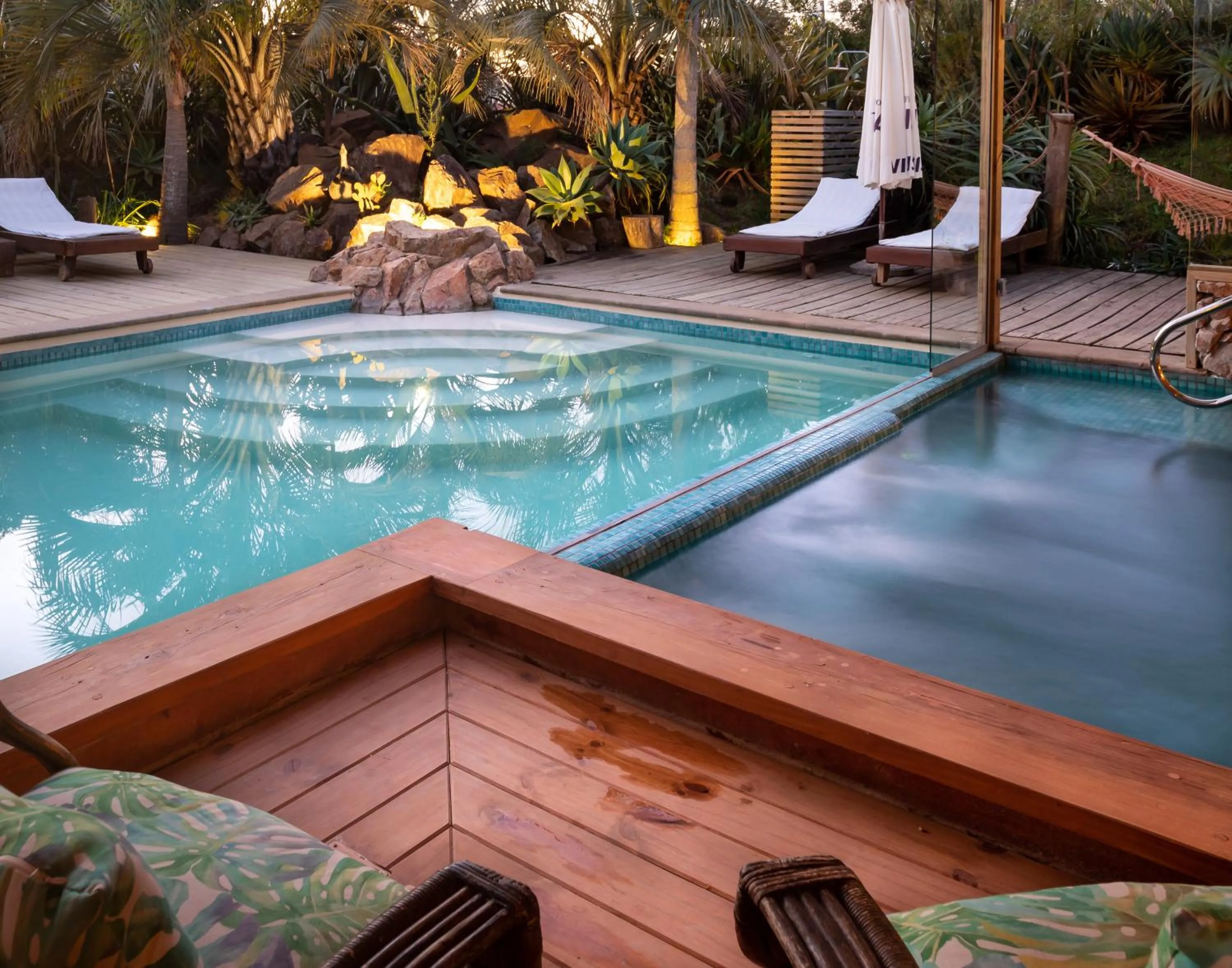 Pool view in Aloe Village Aparthotel & Spa