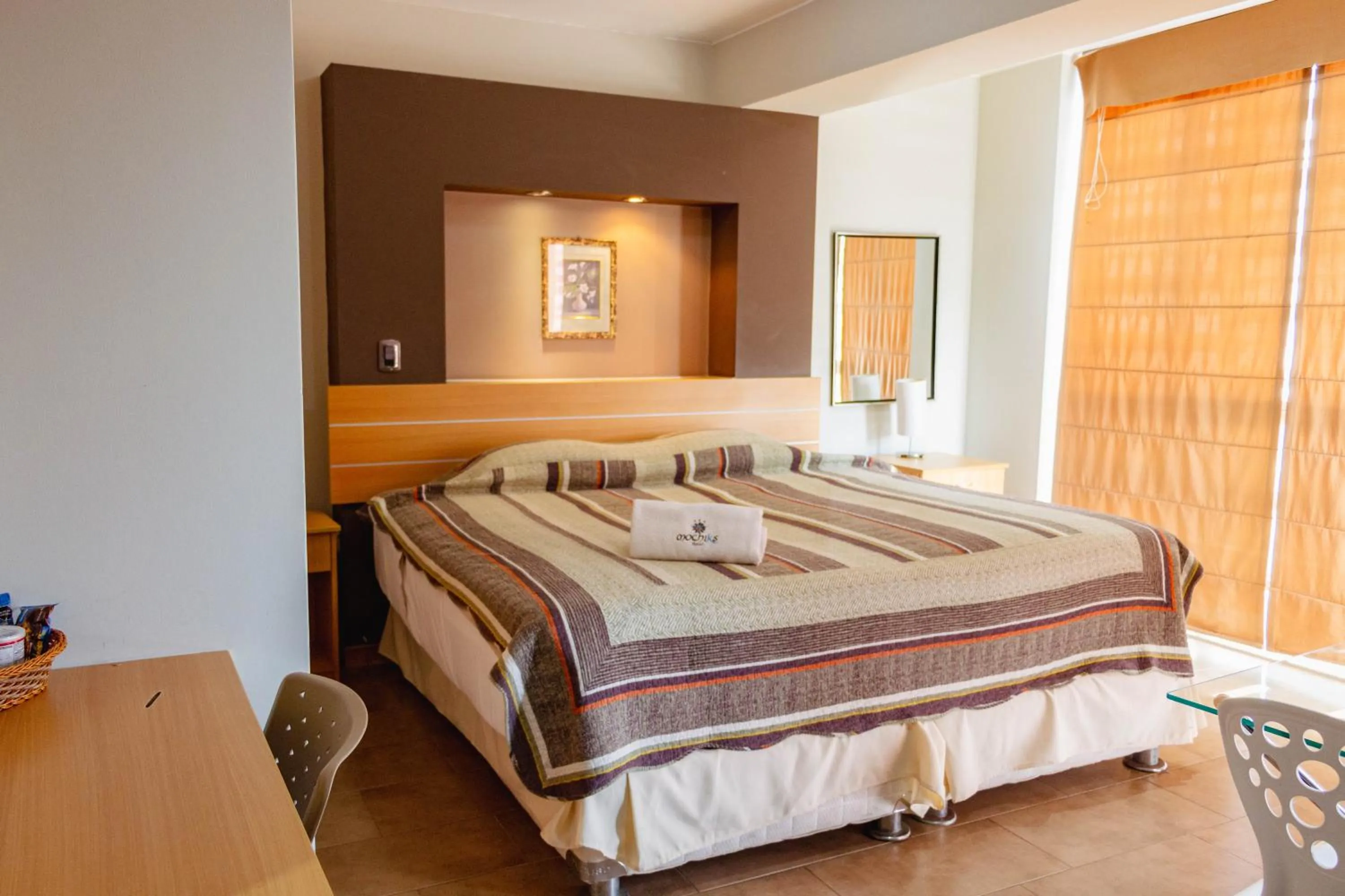 Bedroom, Bed in Hotel Mochiks