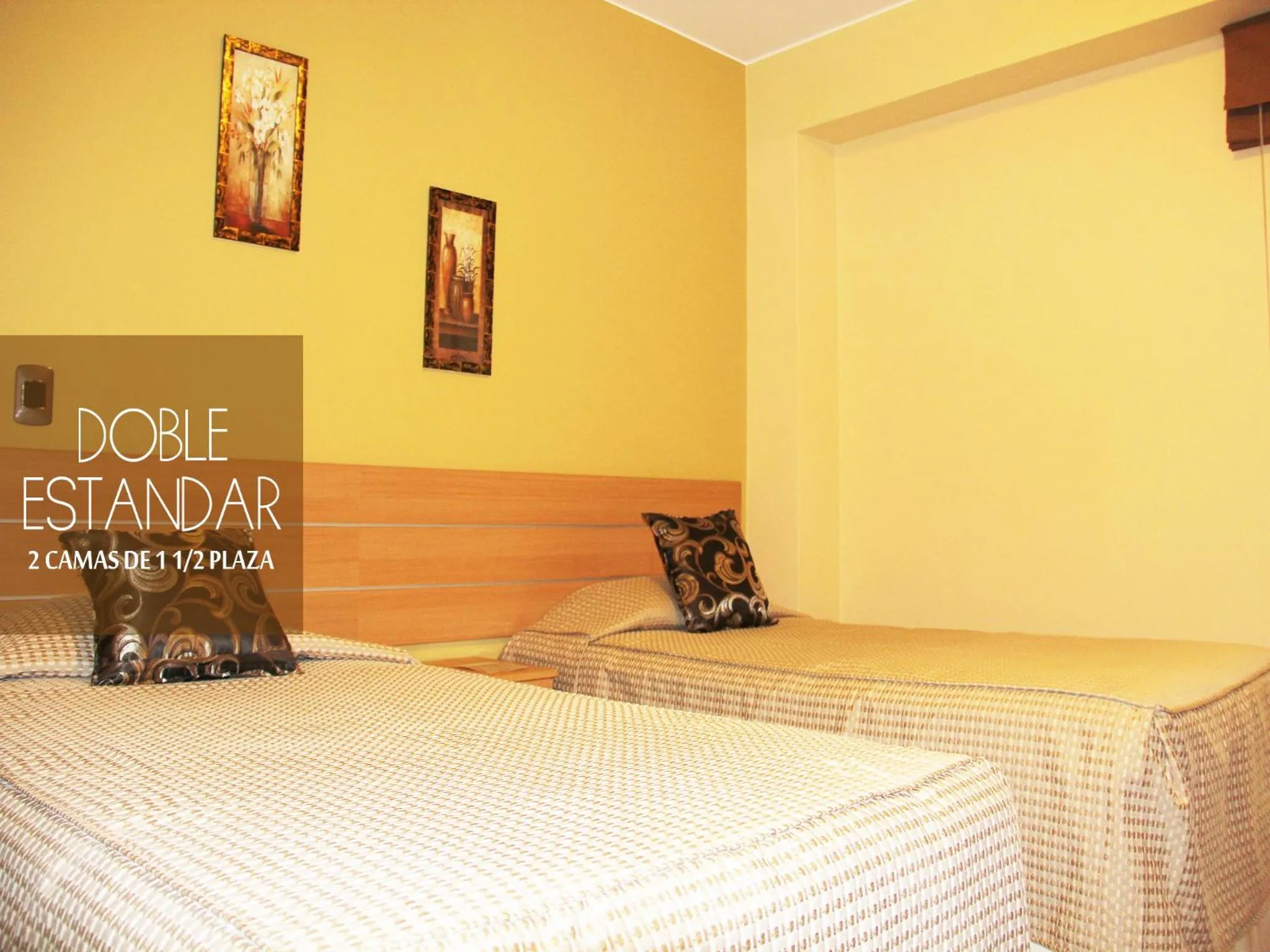 Bed in Hotel Mochiks