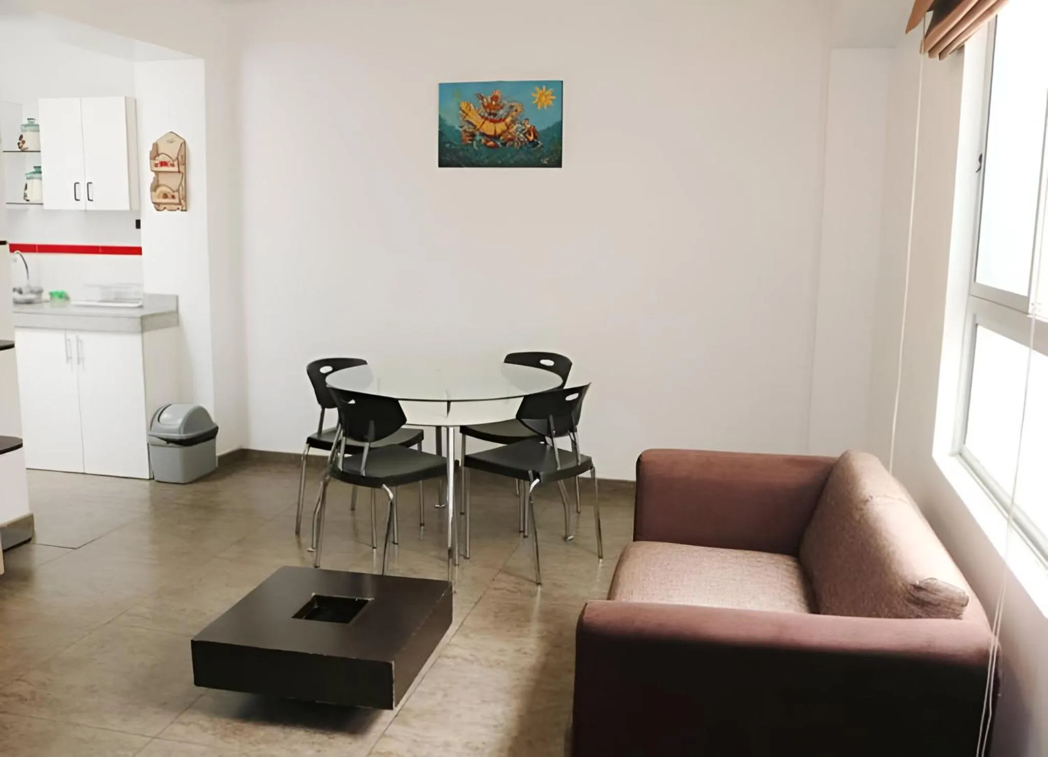 Kitchen or kitchenette in Hotel Mochiks