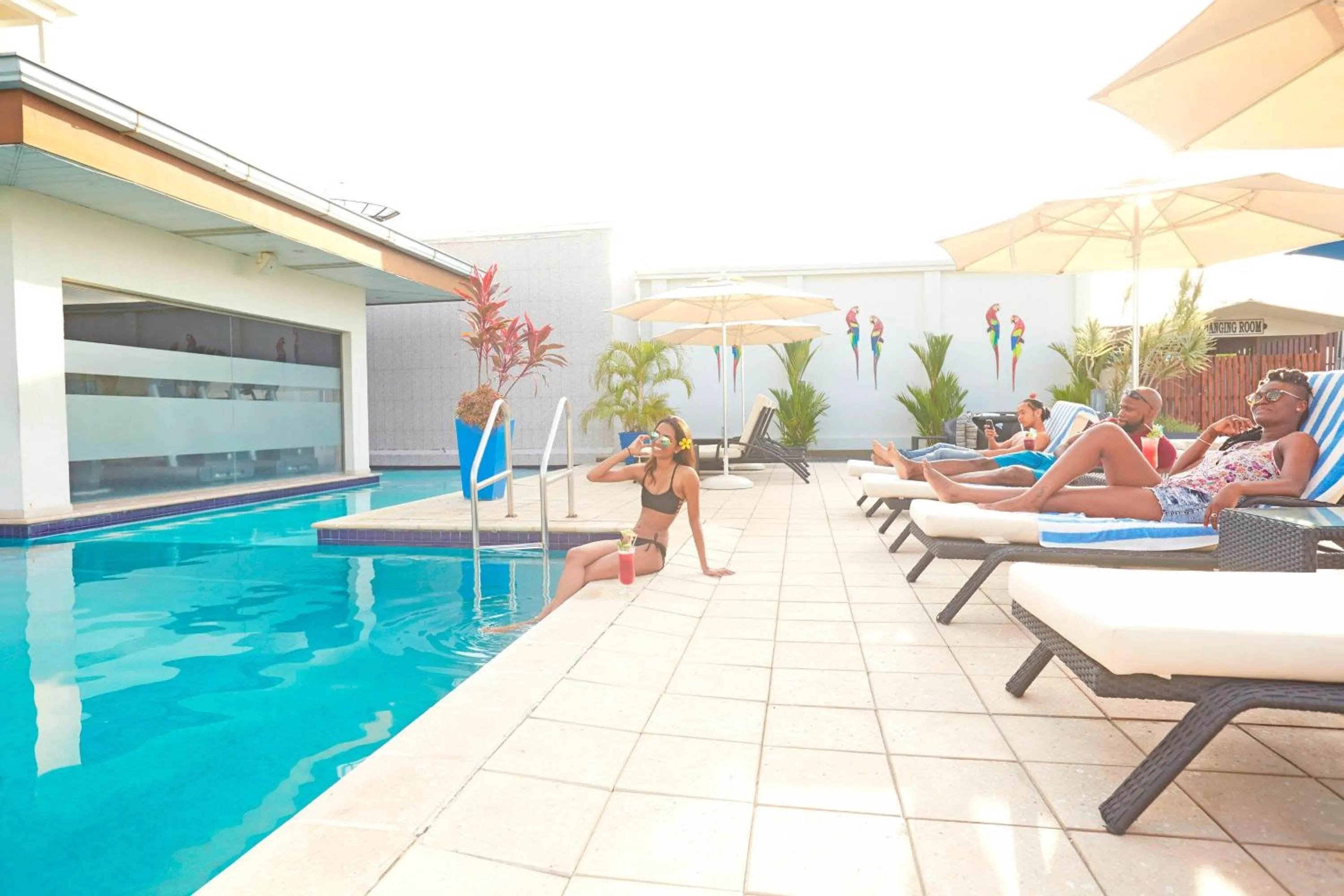 Swimming pool in Courtyard by Marriott Paramaribo