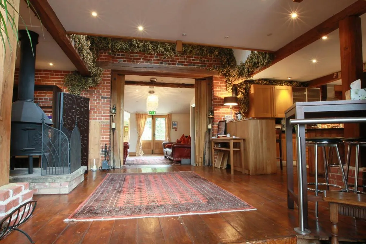 Decorative detail in Tonge Barn