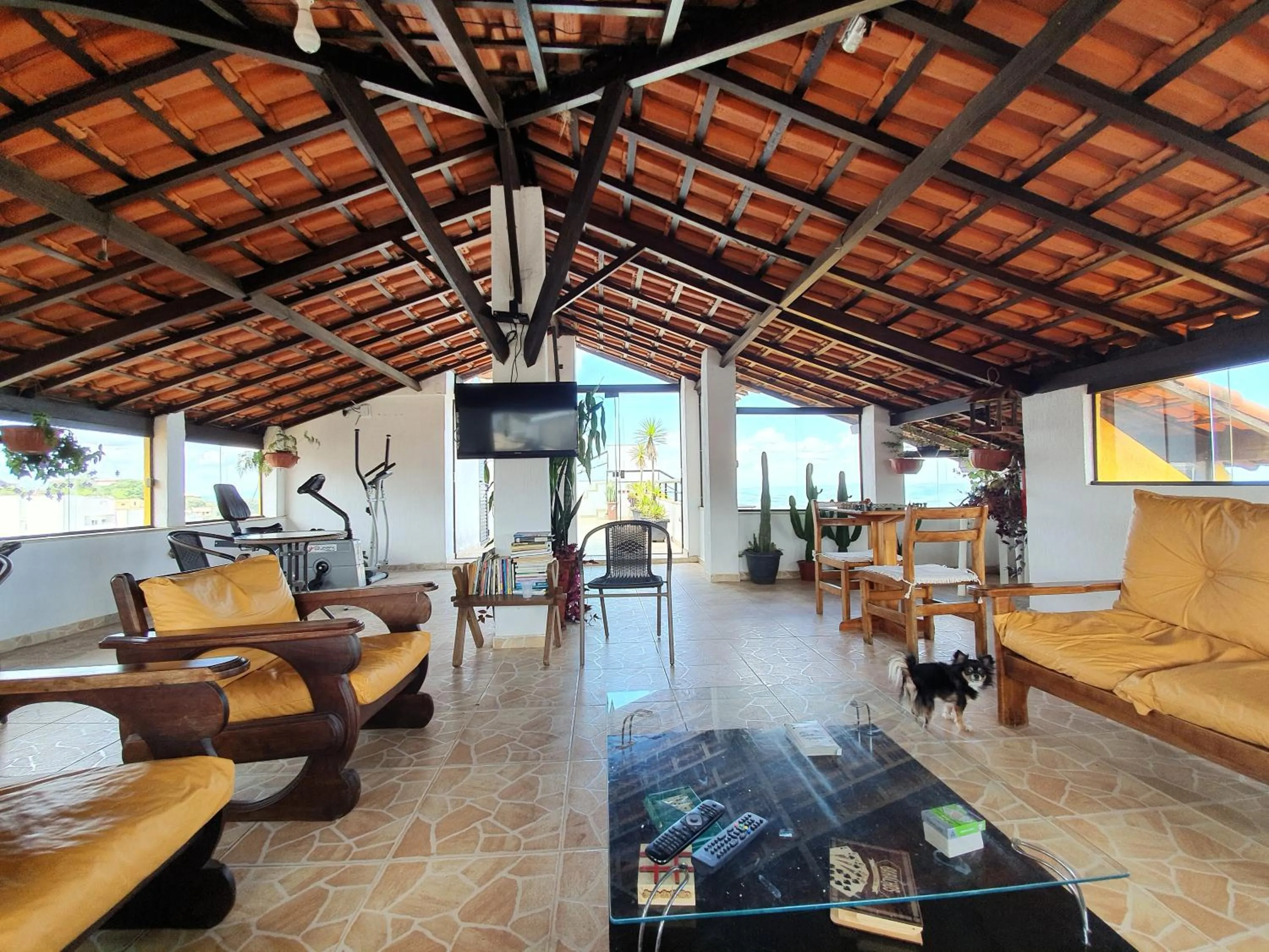 Living room in Pousada das Estrelas