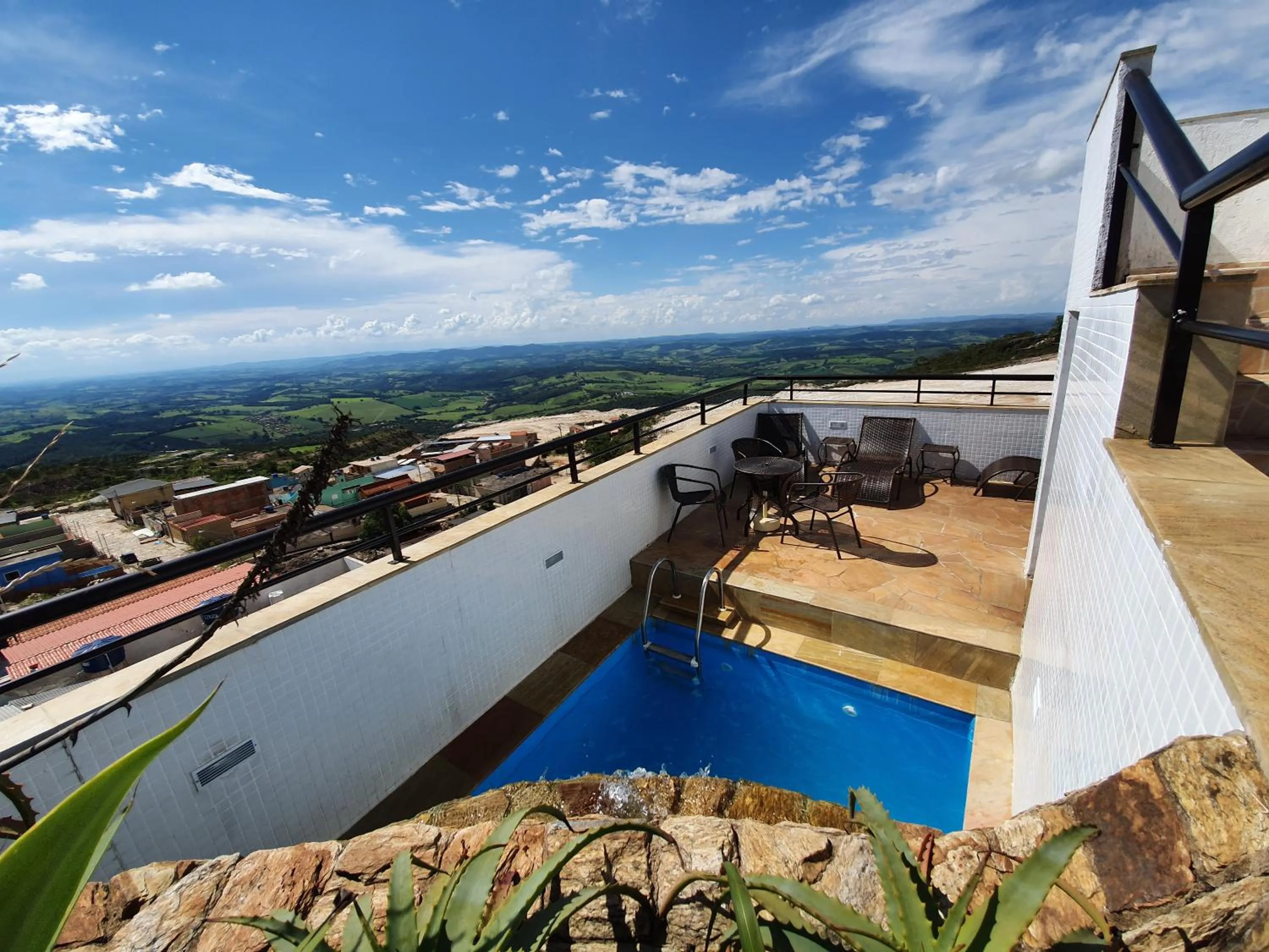 Balcony/Terrace in Pousada das Estrelas