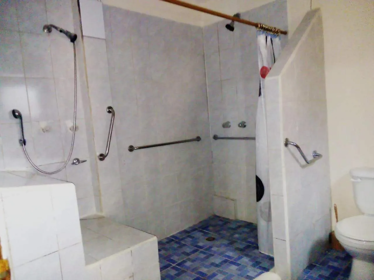 Shower in La Delphina Bed and Breakfast Bar and Grill