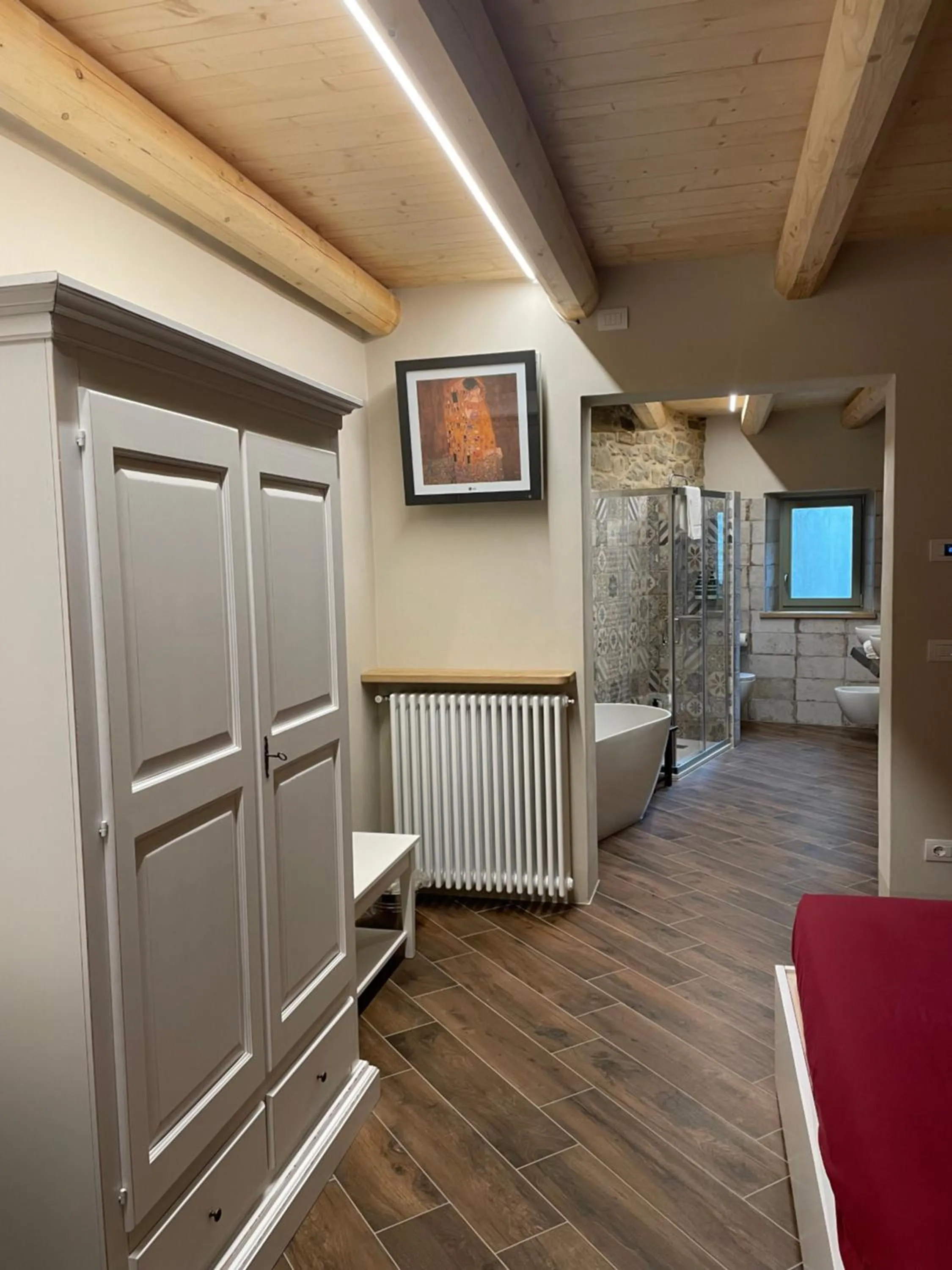 Bed in Albergo del Bramante