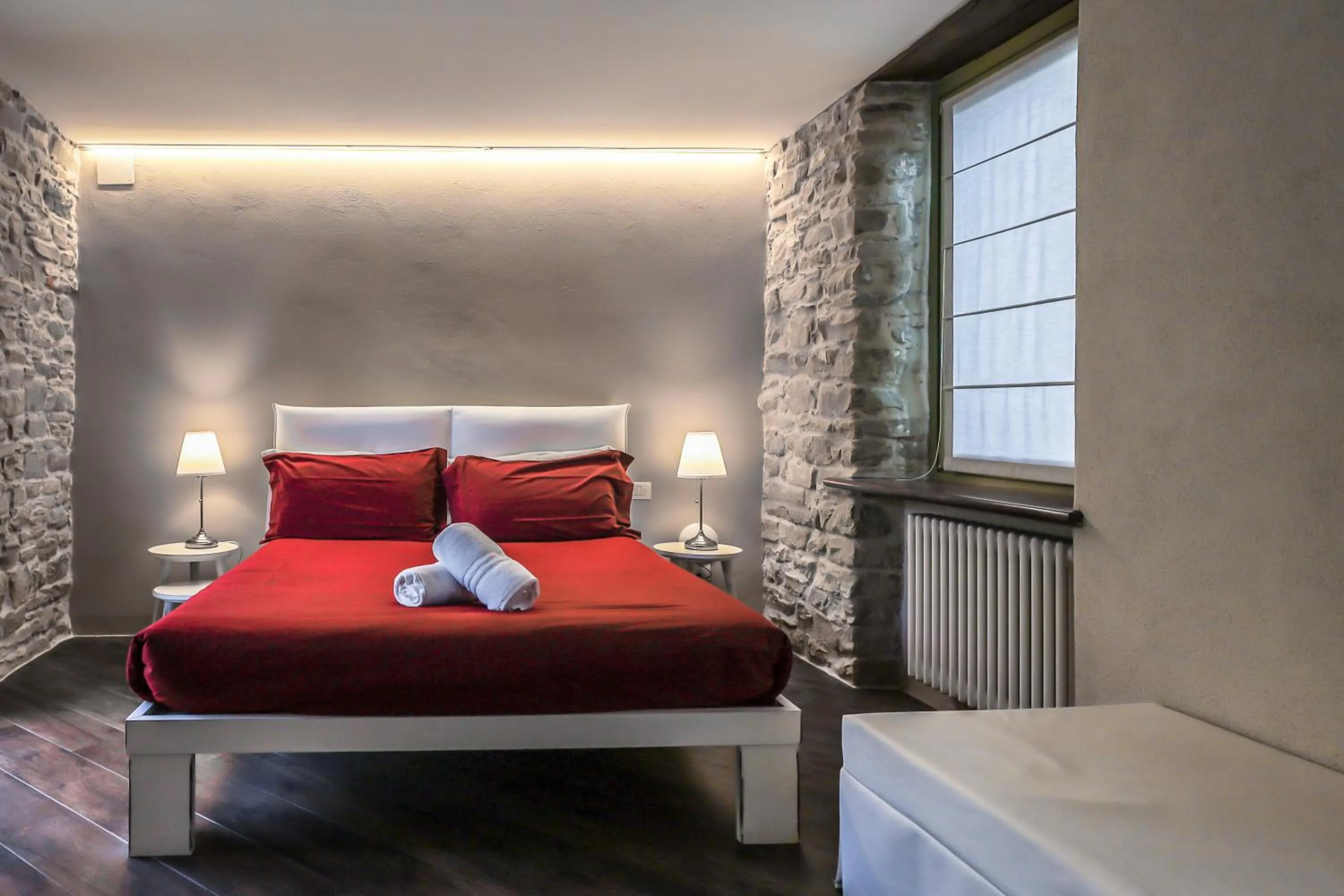 Bed in Albergo del Bramante