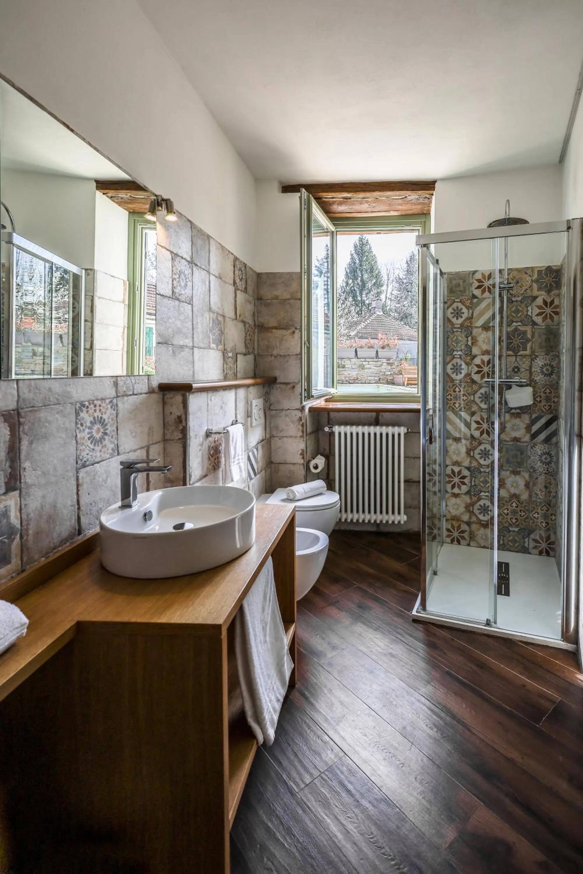 Bathroom in Albergo del Bramante