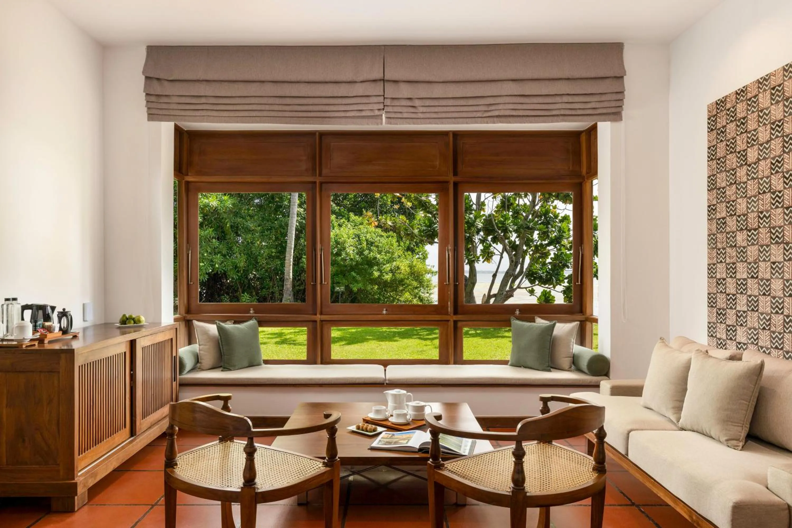 Seating area in Jetwing Lagoon Wellness, A Luxury Reserve - Adults Only