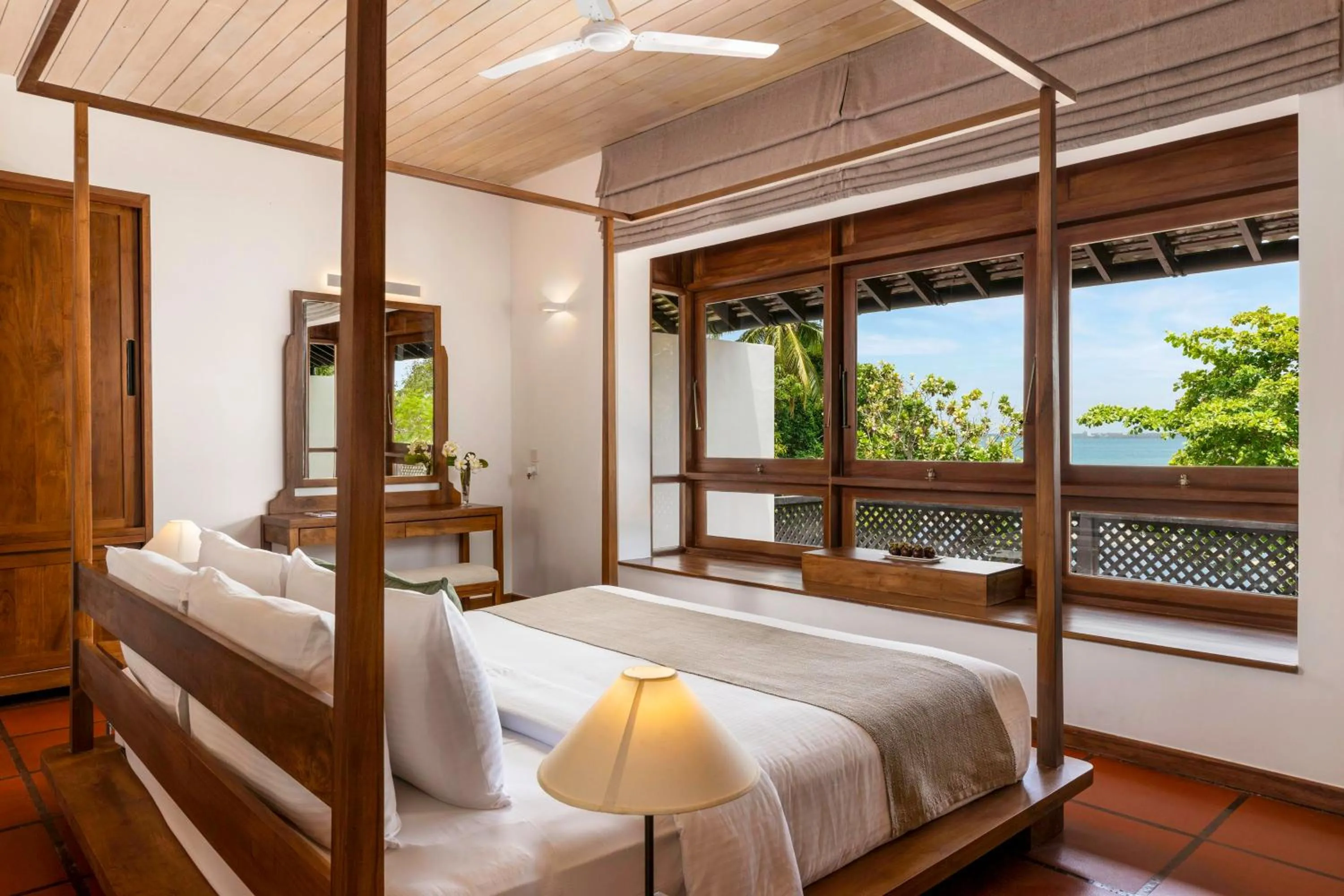 Bedroom, Bed in Jetwing Lagoon Wellness, A Luxury Reserve - Adults Only