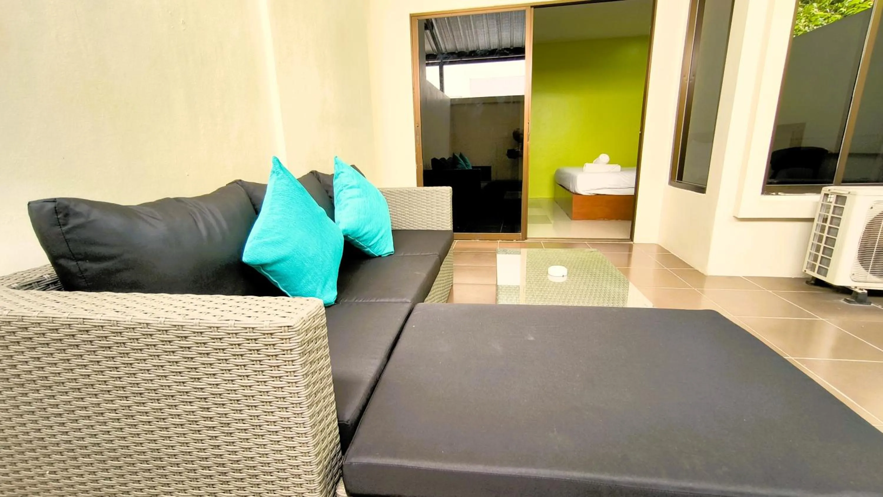 Balcony/Terrace in Lucky Buako Hotel Patong