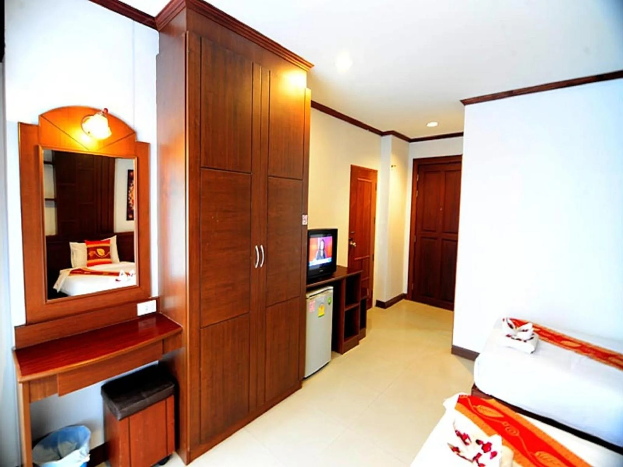 Decorative detail, Bed in Arita Hotel Patong