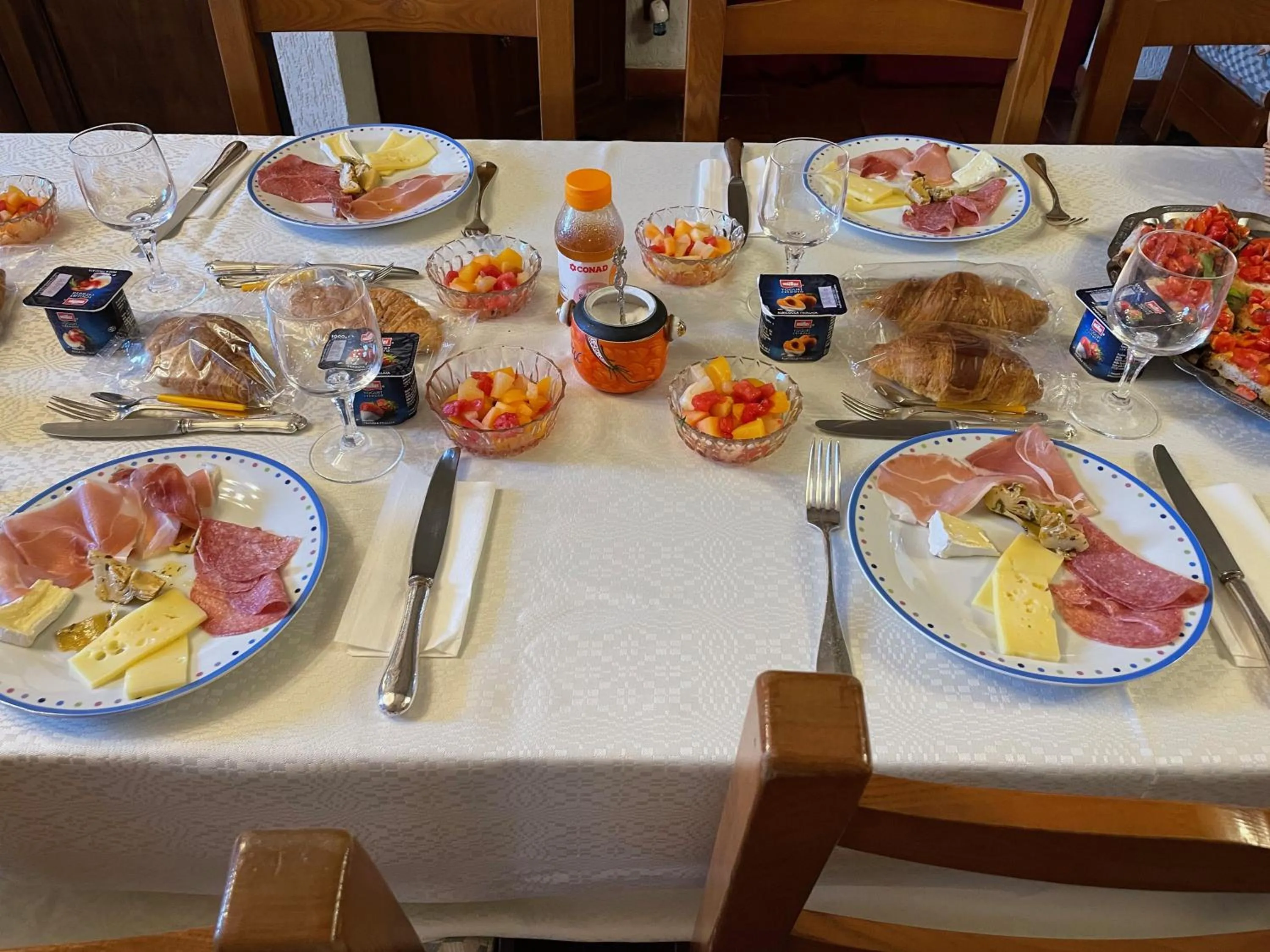 Breakfast in B&B Villa Sans Souci