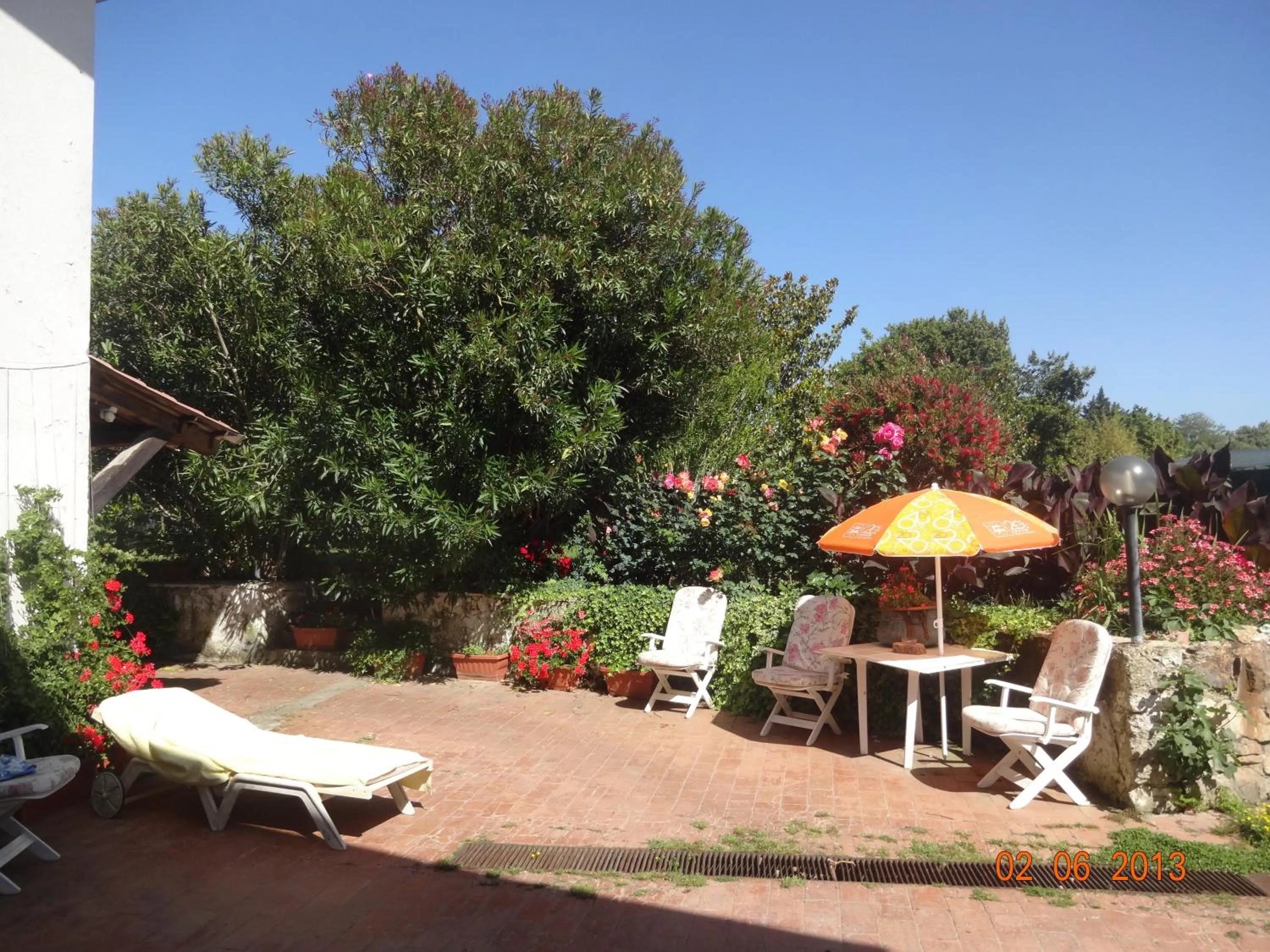 Garden in B&B Villa Sans Souci