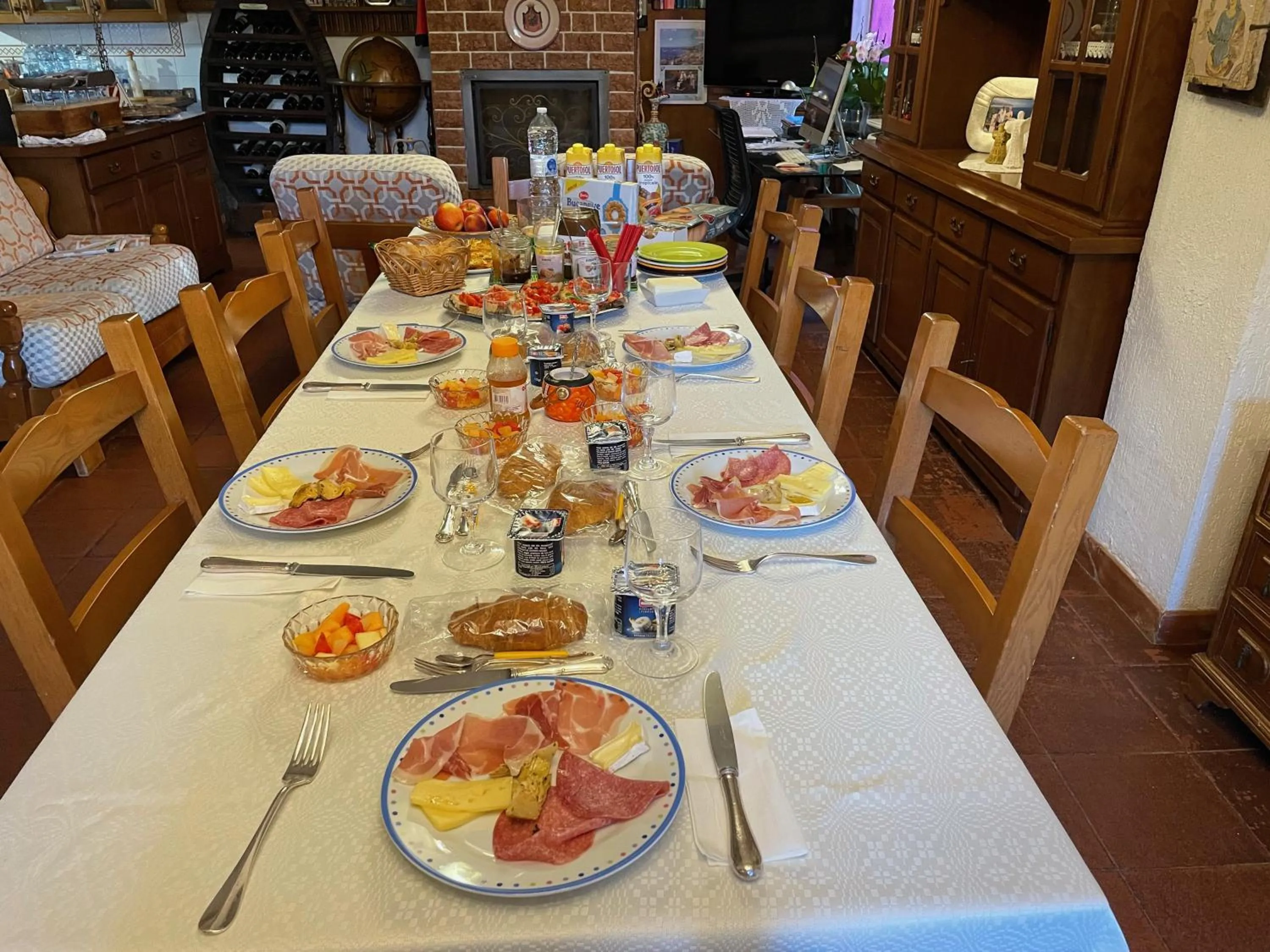 Breakfast in B&B Villa Sans Souci