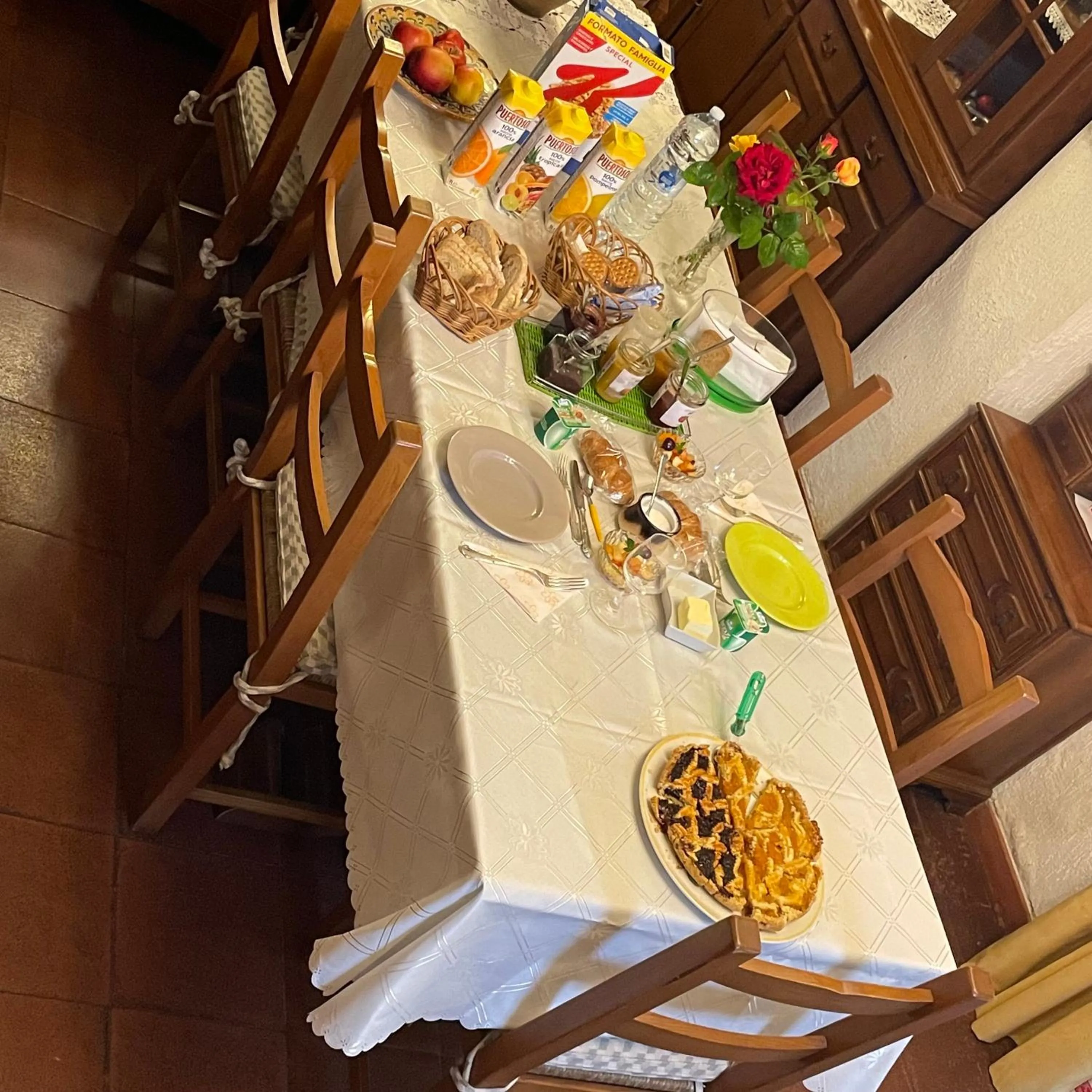 Breakfast in B&B Villa Sans Souci