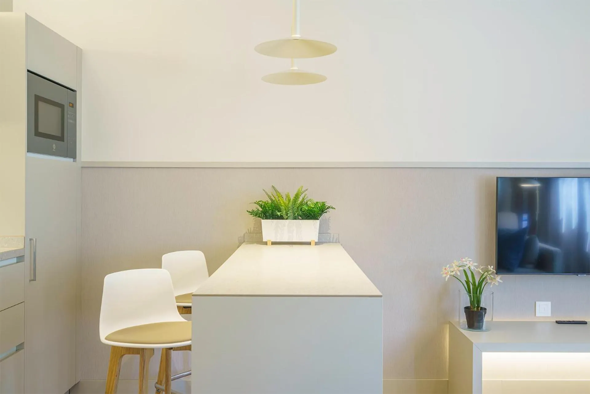 Kitchen or kitchenette in Fisa Rentals Ramblas Apartments