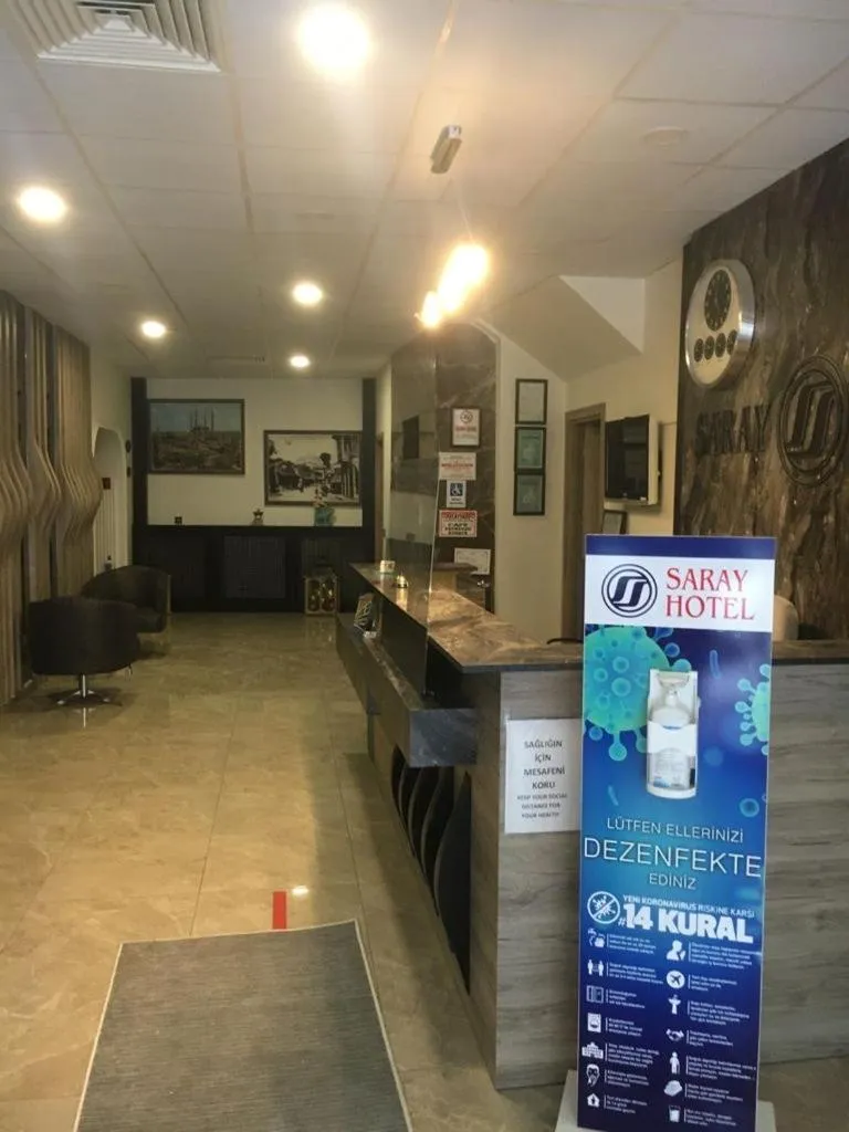 Lobby or reception in Saray Hotel