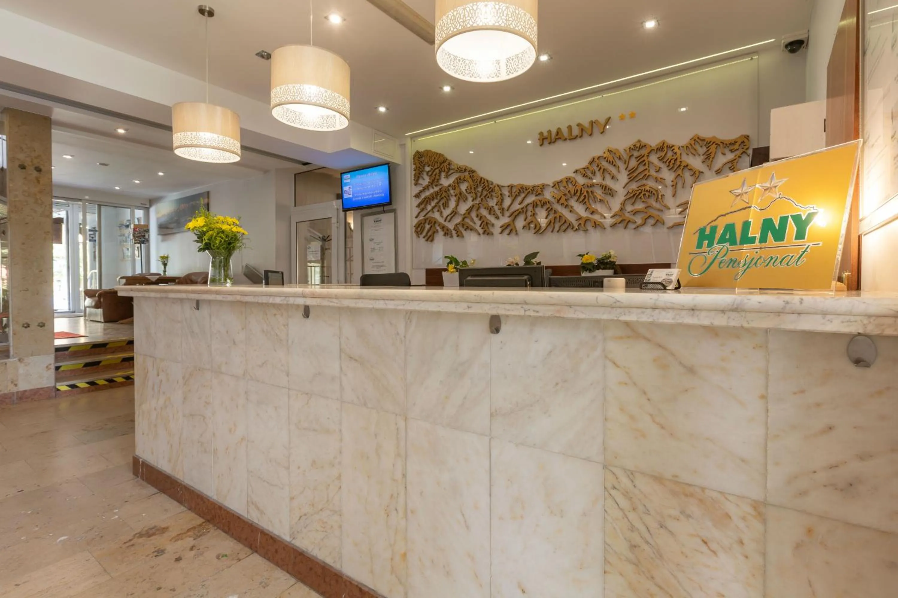Lobby or reception in Halny Pensjonat